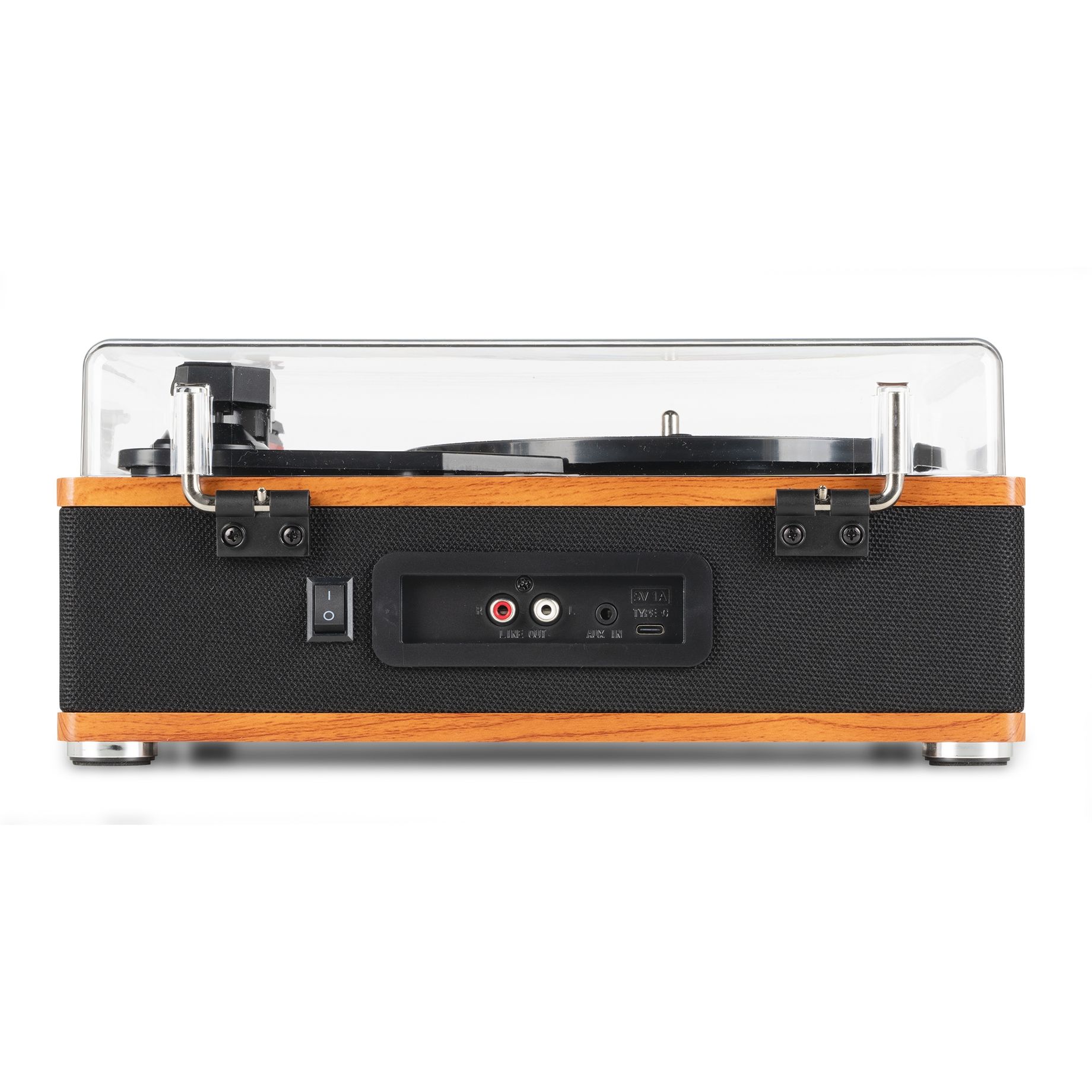 Irvine Record Player BT Dark Wood