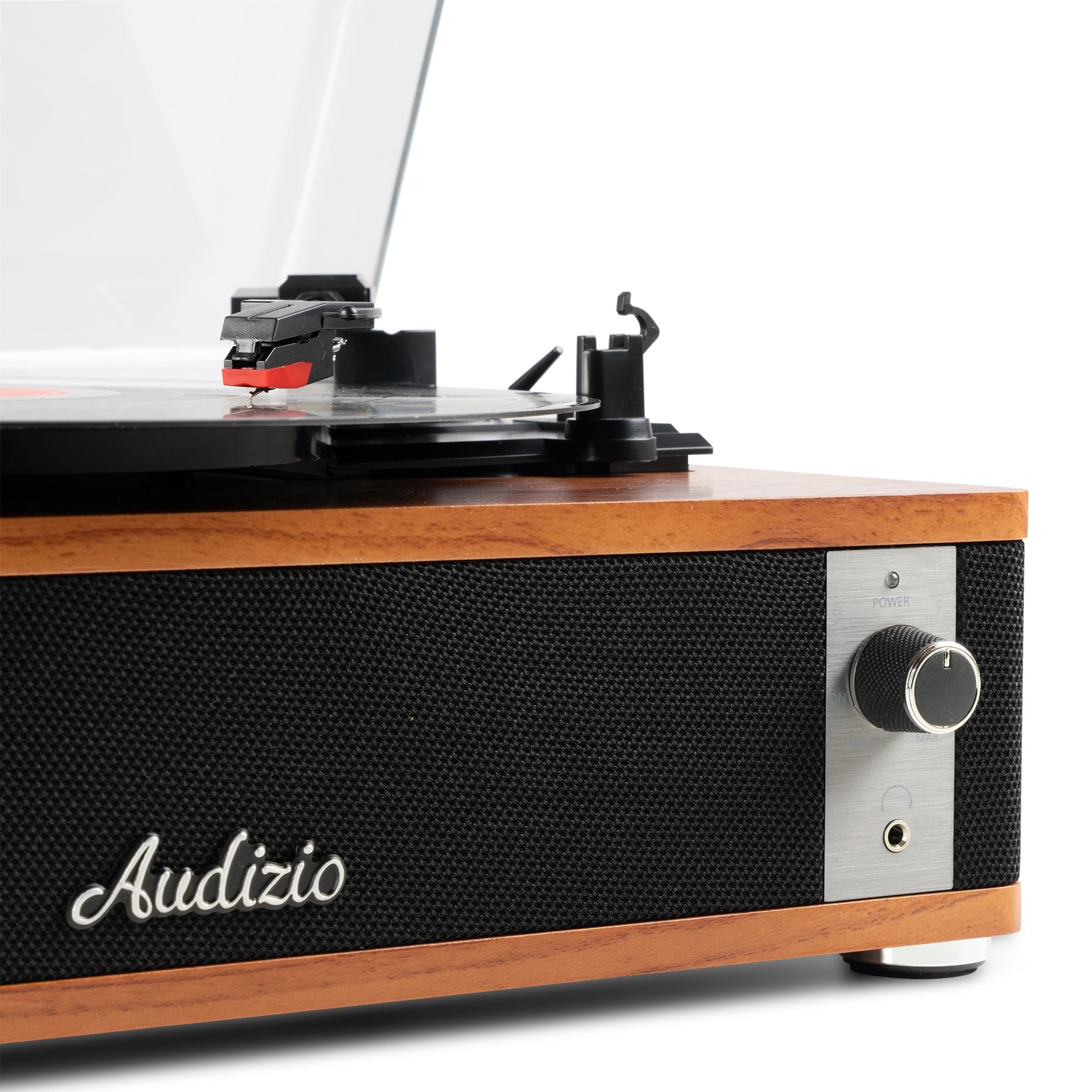 Irvine Record Player BT Dark Wood