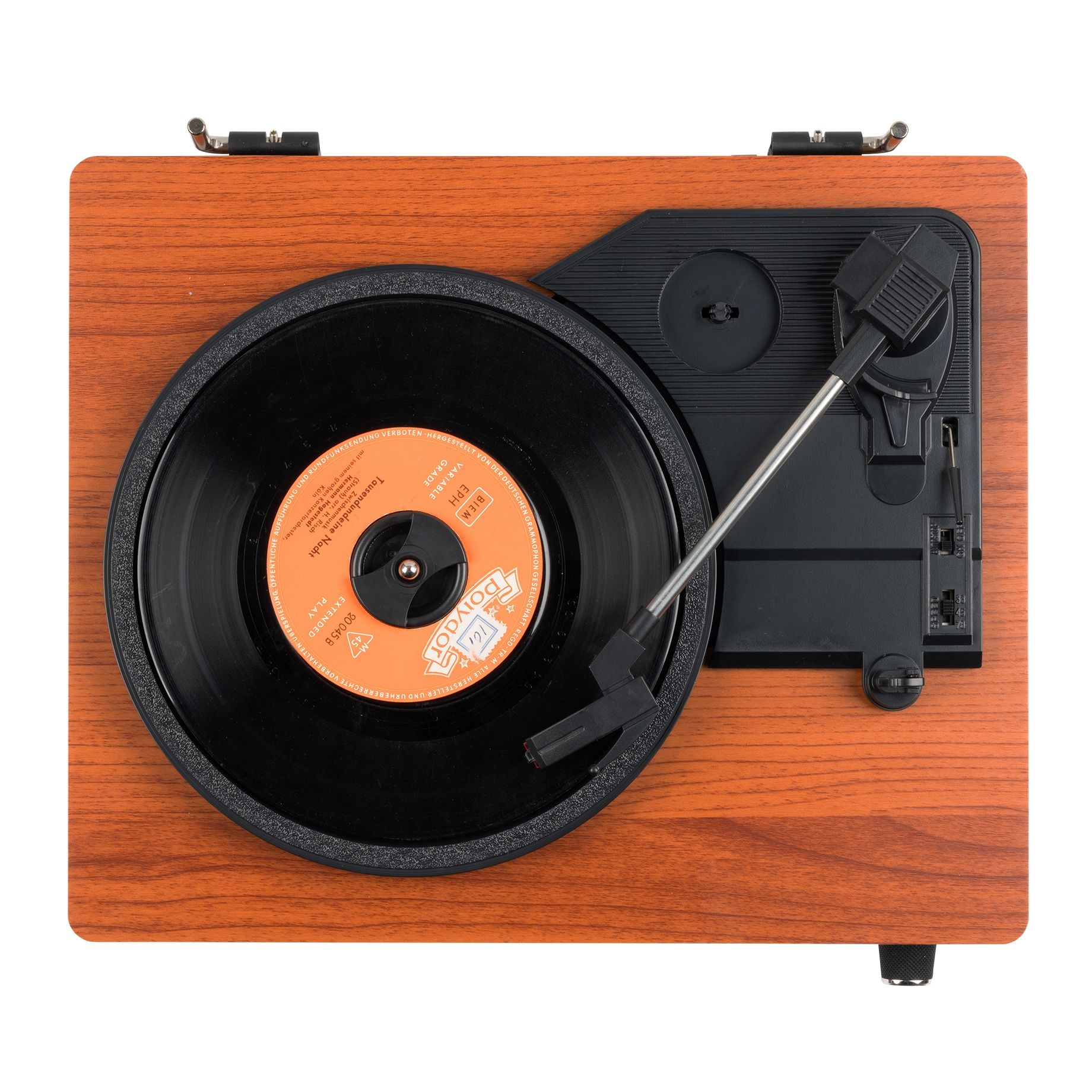 Irvine Record Player BT Dark Wood