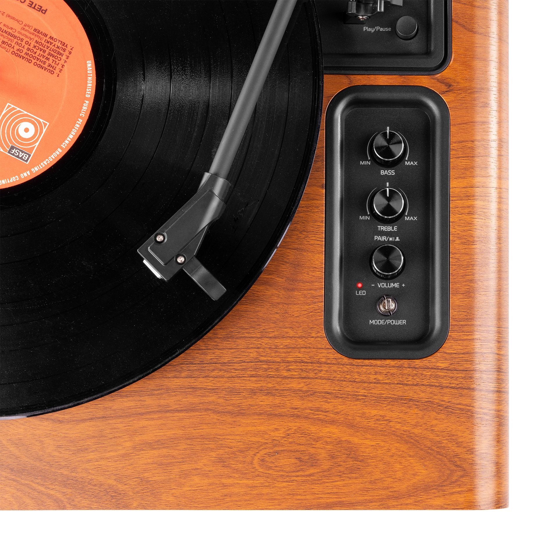 Laredo Premium Record Player Dark Brown