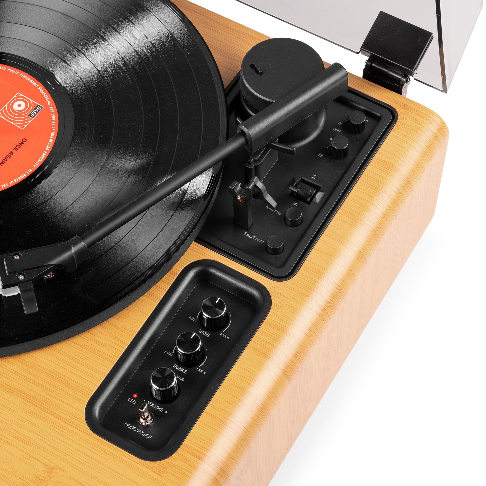 Laredo Premium Record Player Bamboo
