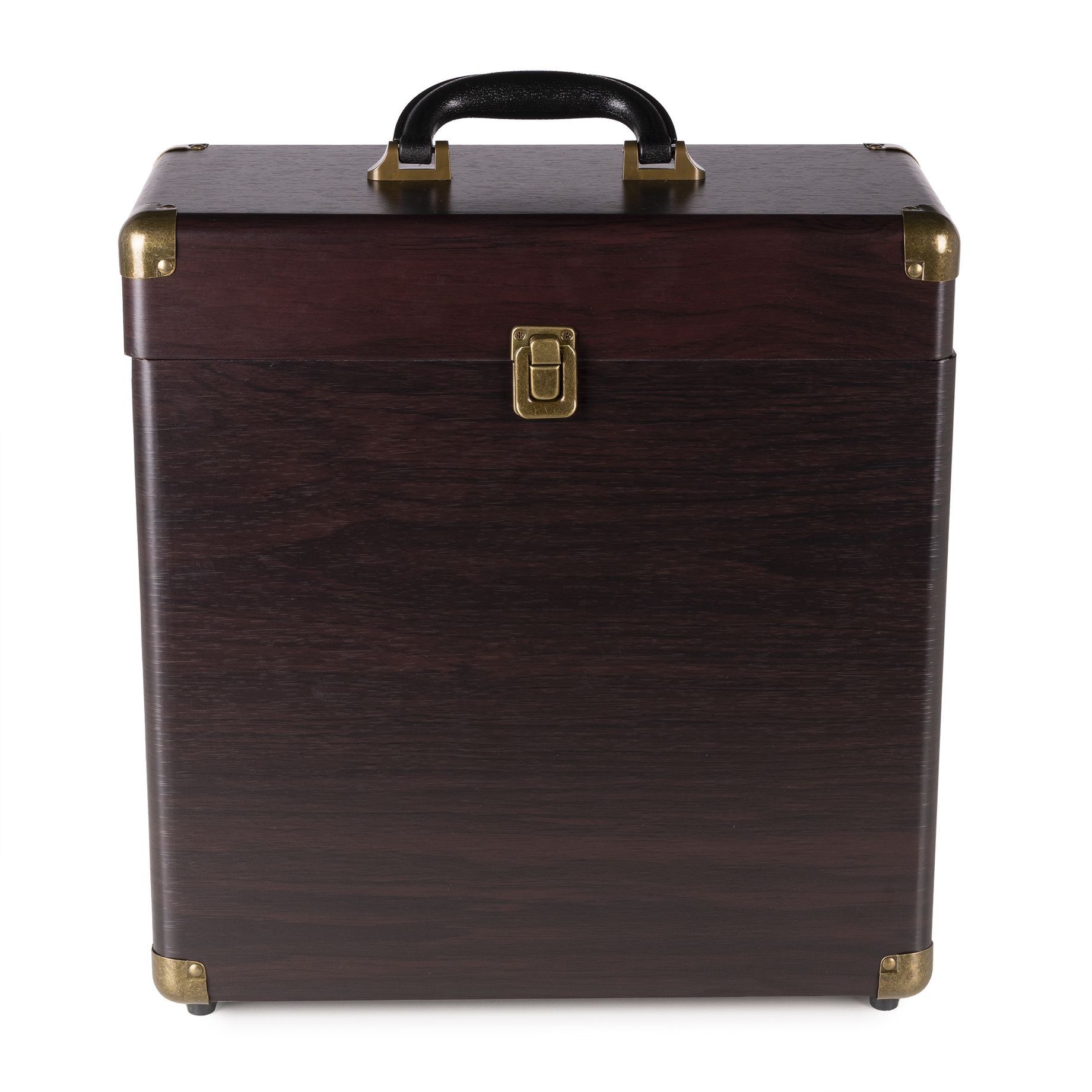 RC32 Vinyl Record Case Dark Wood