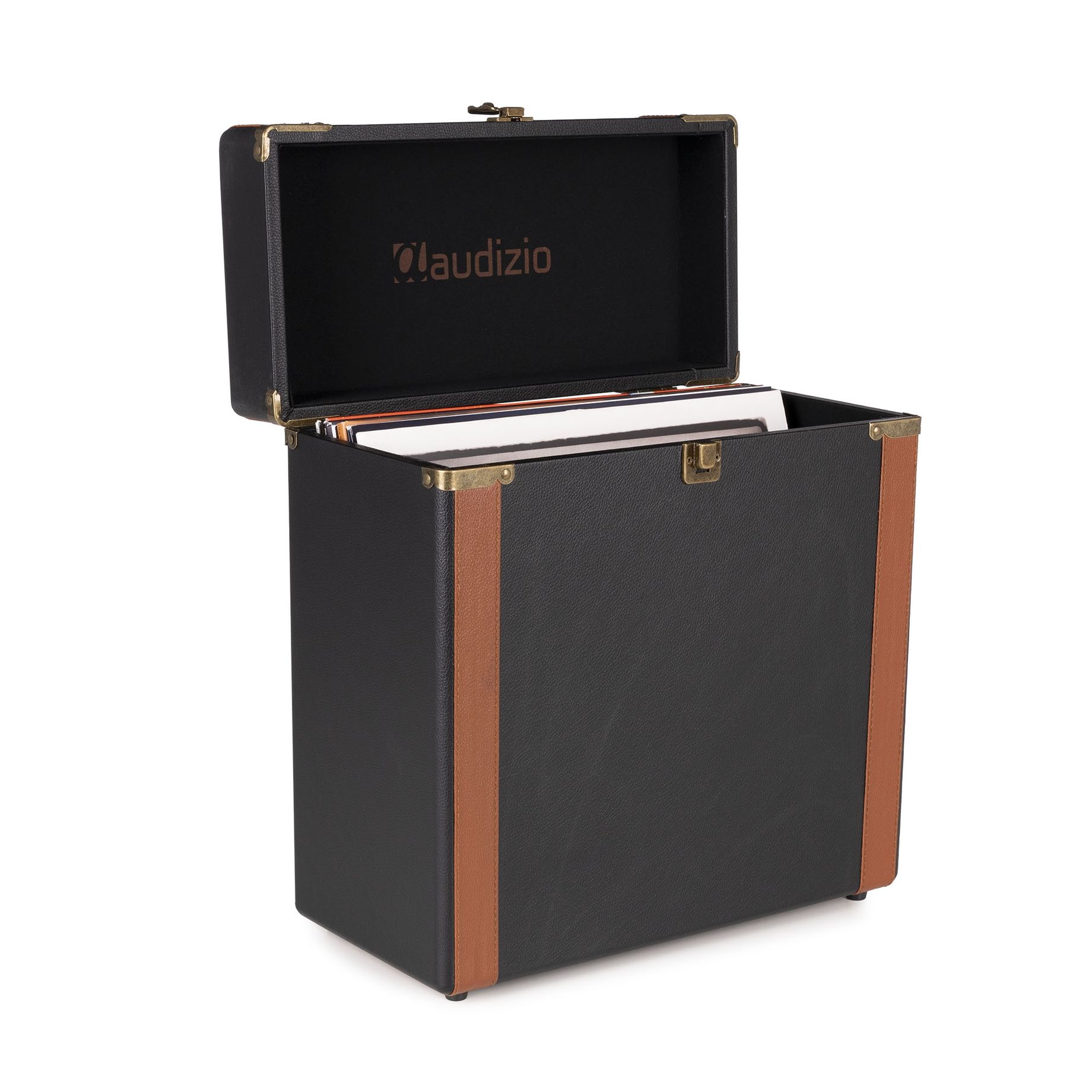 RC37 Vinyl Record Case Luxe Black