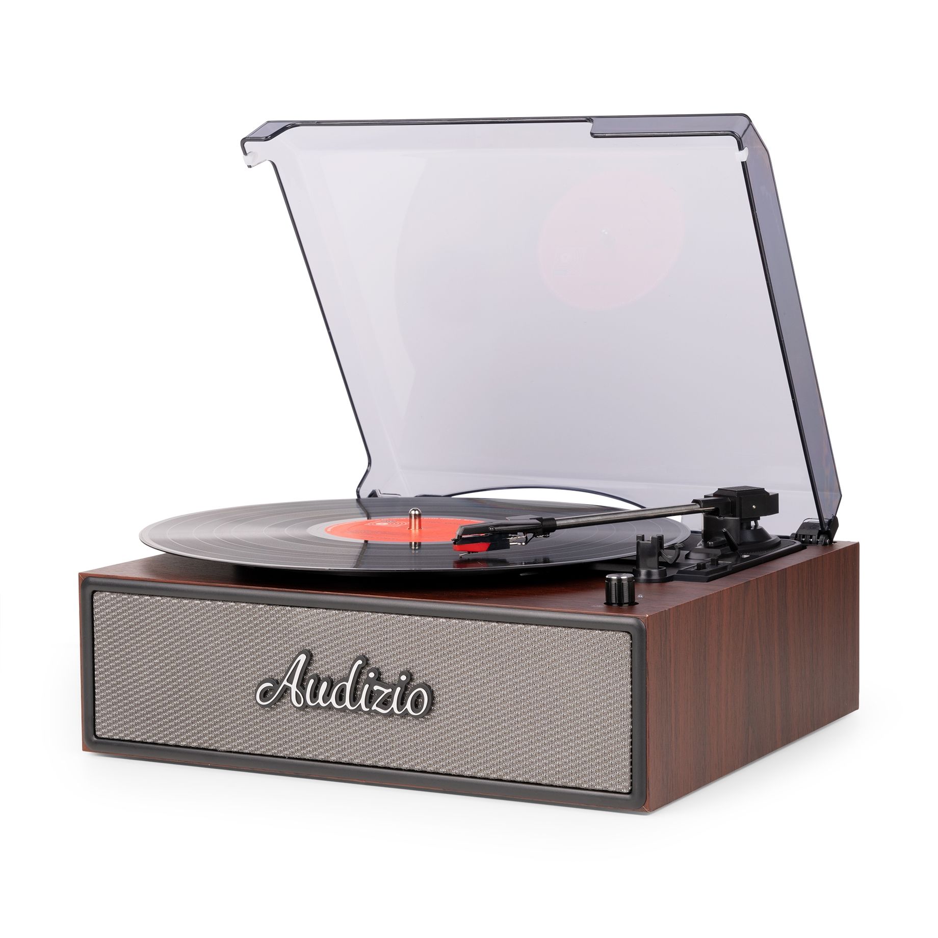 Reno Record Player Retro Wood