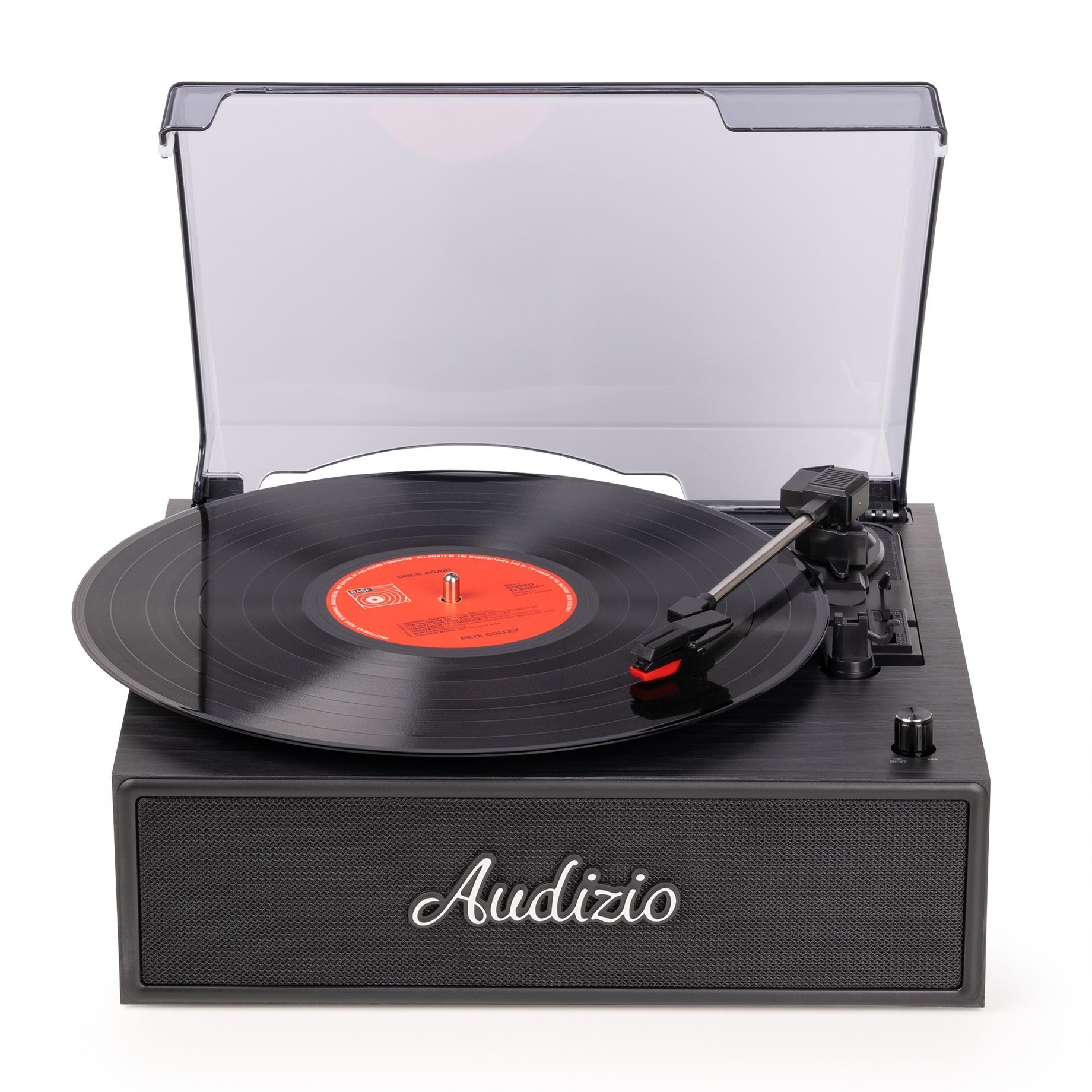 Reno Record Player Retro Black