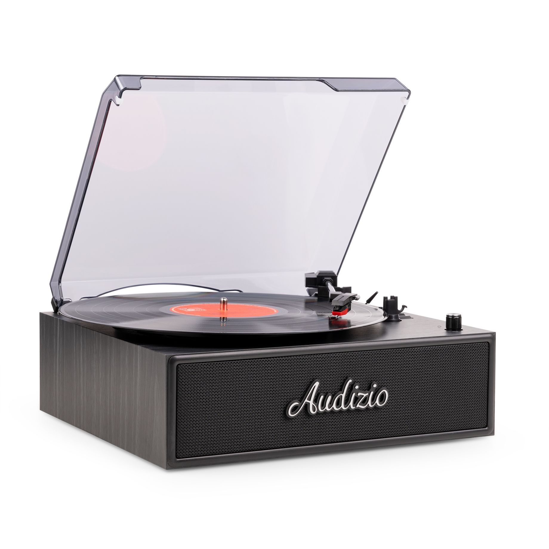 Reno Record Player Retro Black