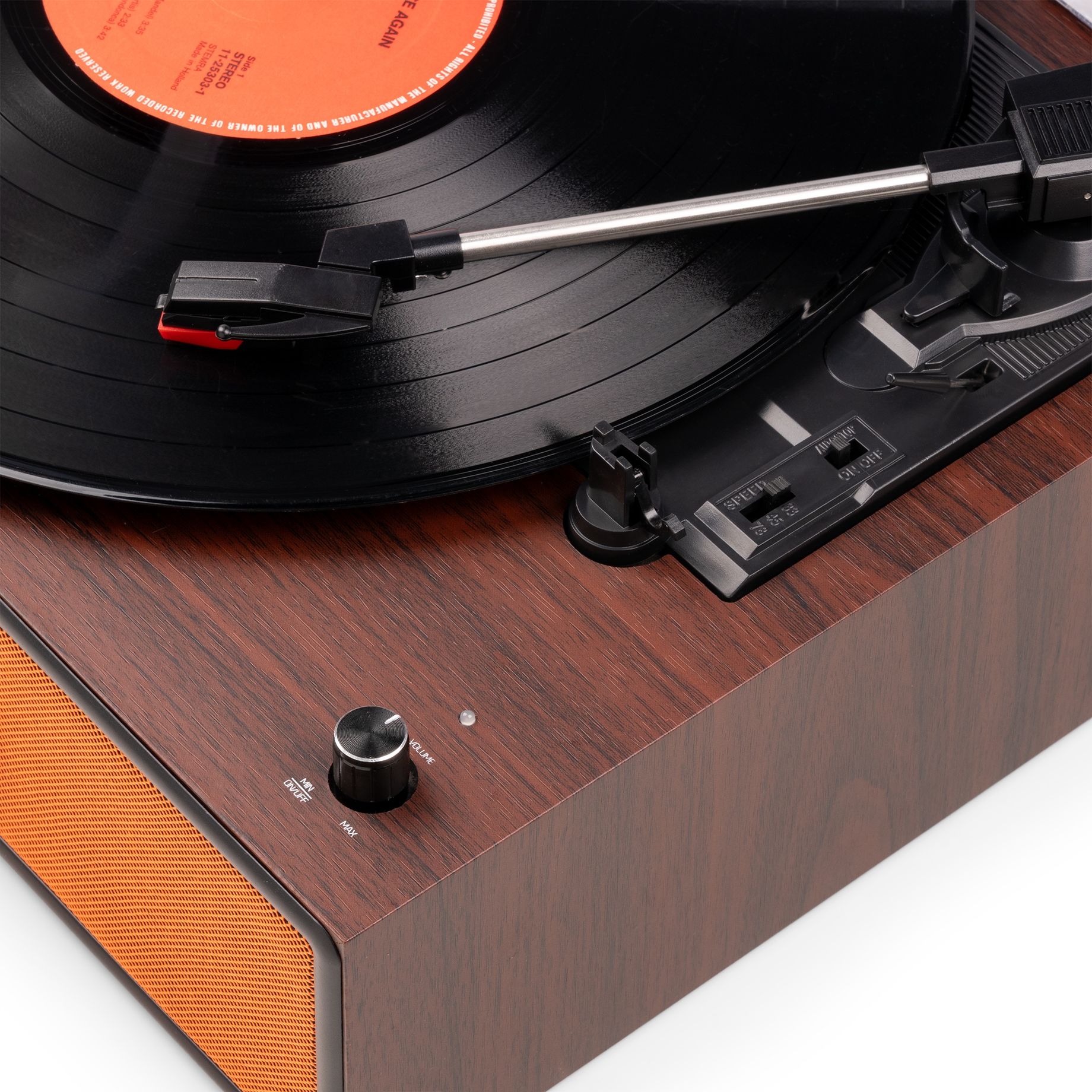 Reno Record Player Retro Copper