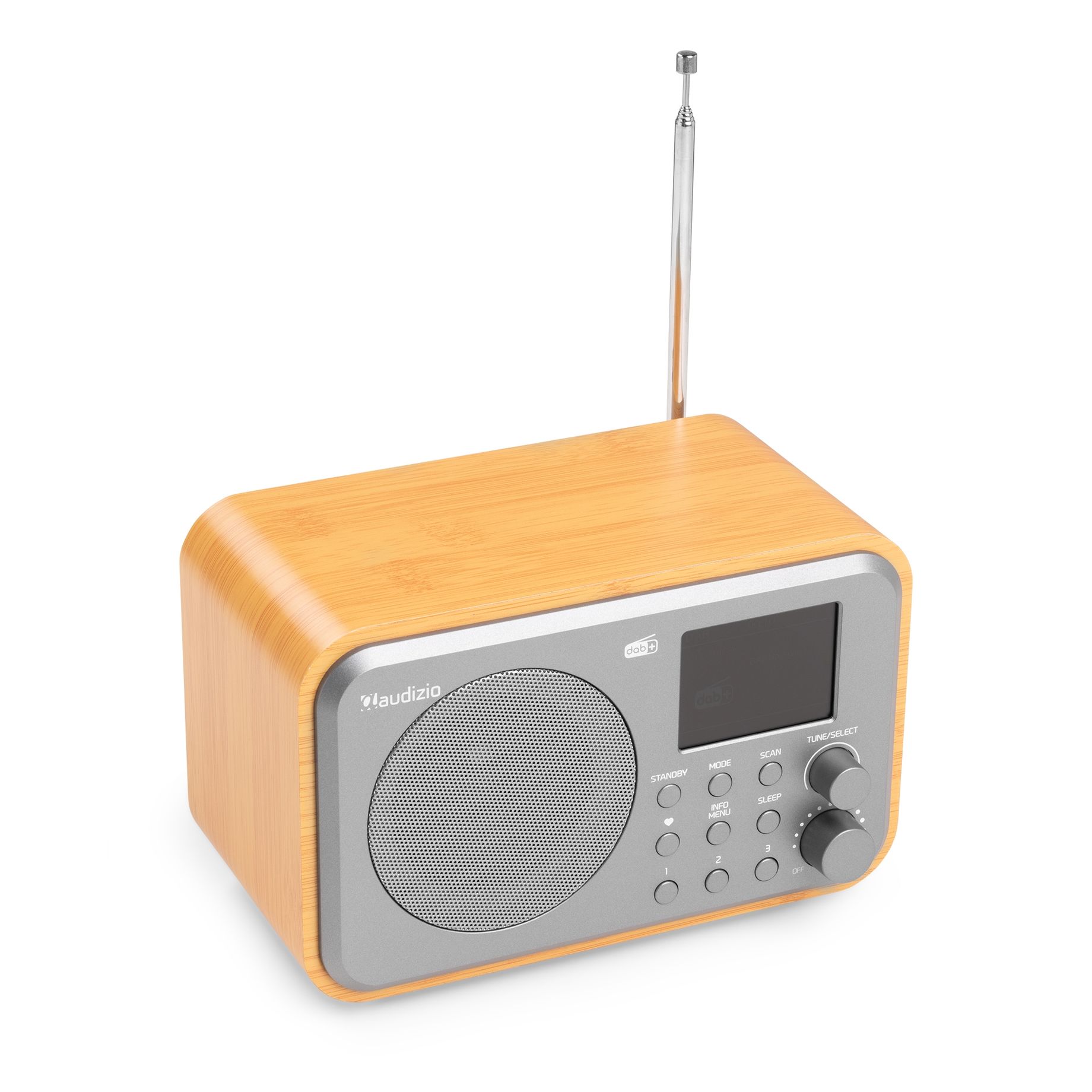 Milan DAB+ Radio with Battery Bamboo