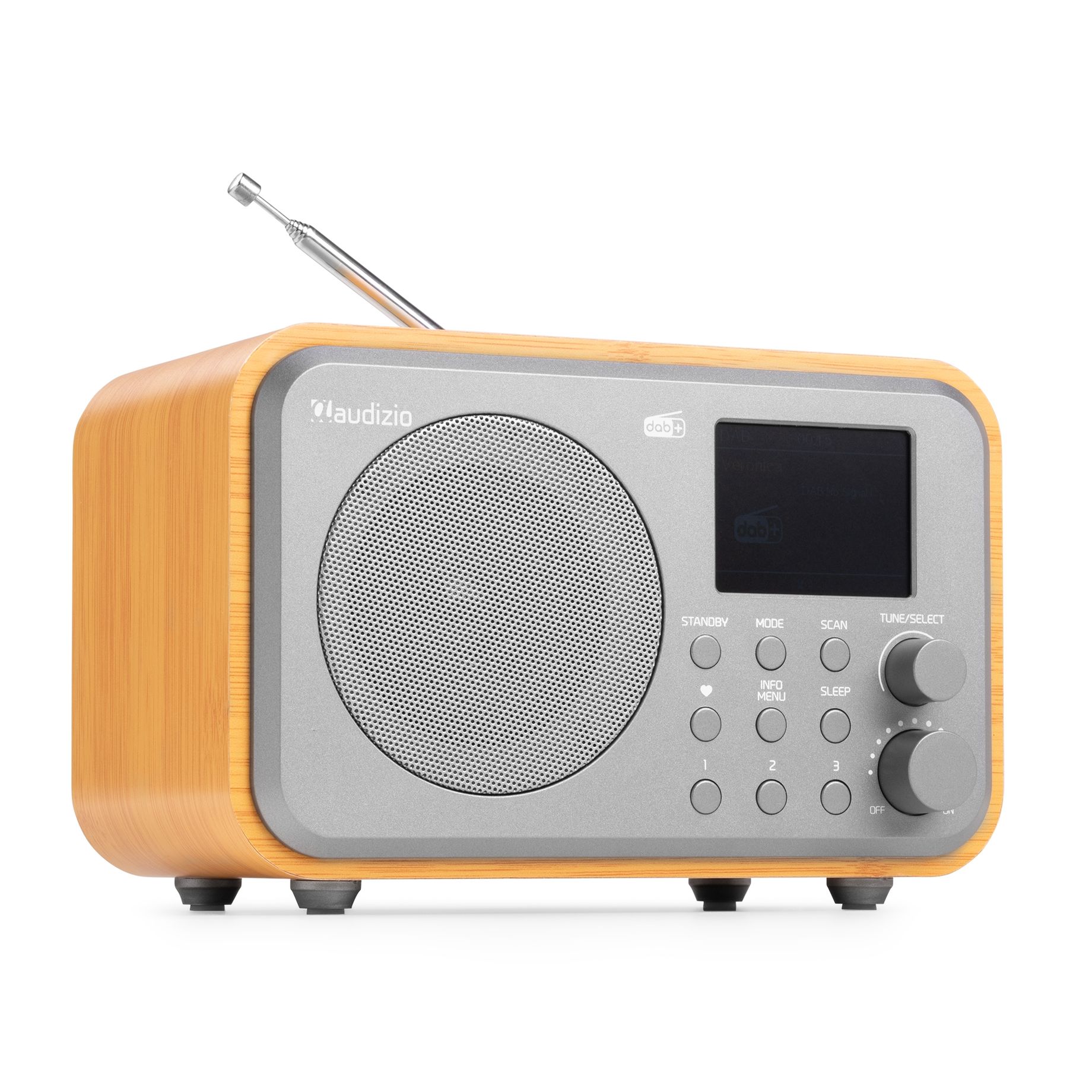 Milan DAB+ Radio with Battery Bamboo