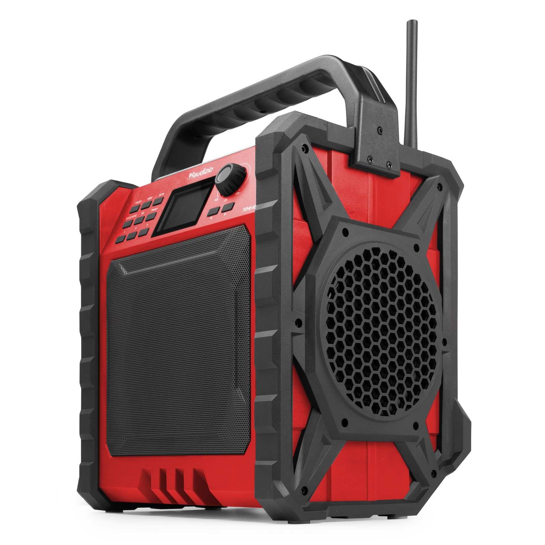 Temi-XL Jobsite DAB/FM Radio with Battery Red