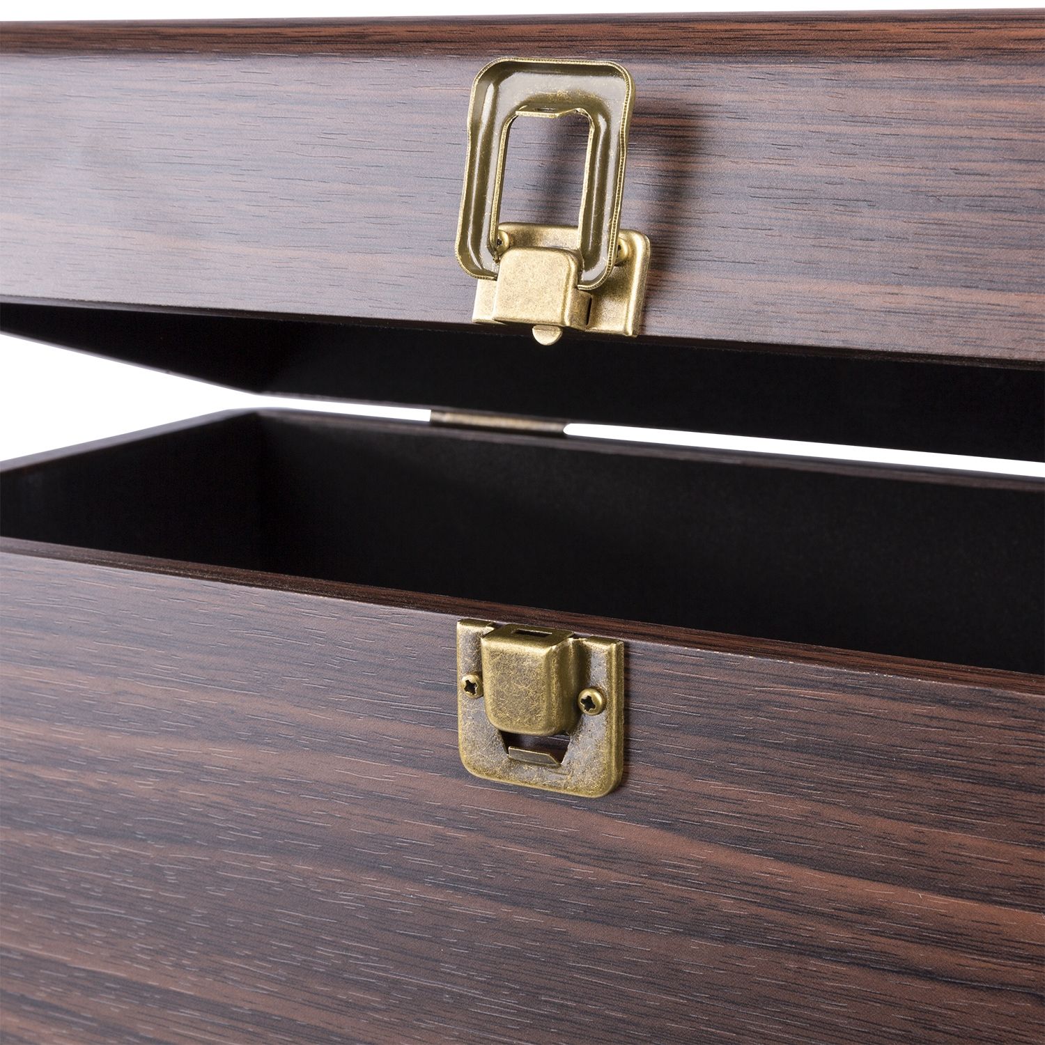 RC32 Vinyl Record Case Dark Wood