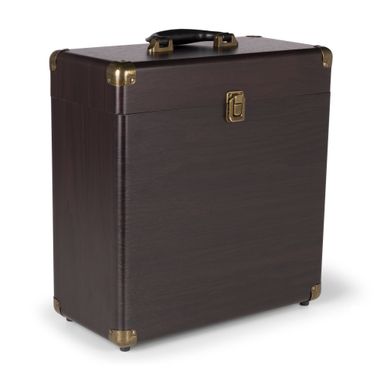 RC32 Vinyl Record Case Dark Wood