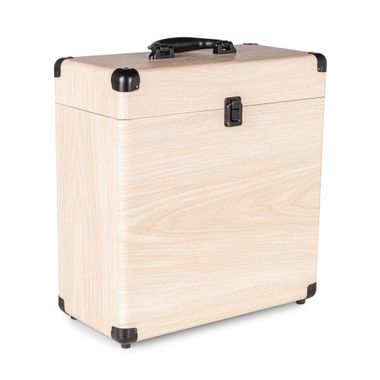 RC32 Vinyl Record Case Light Wood