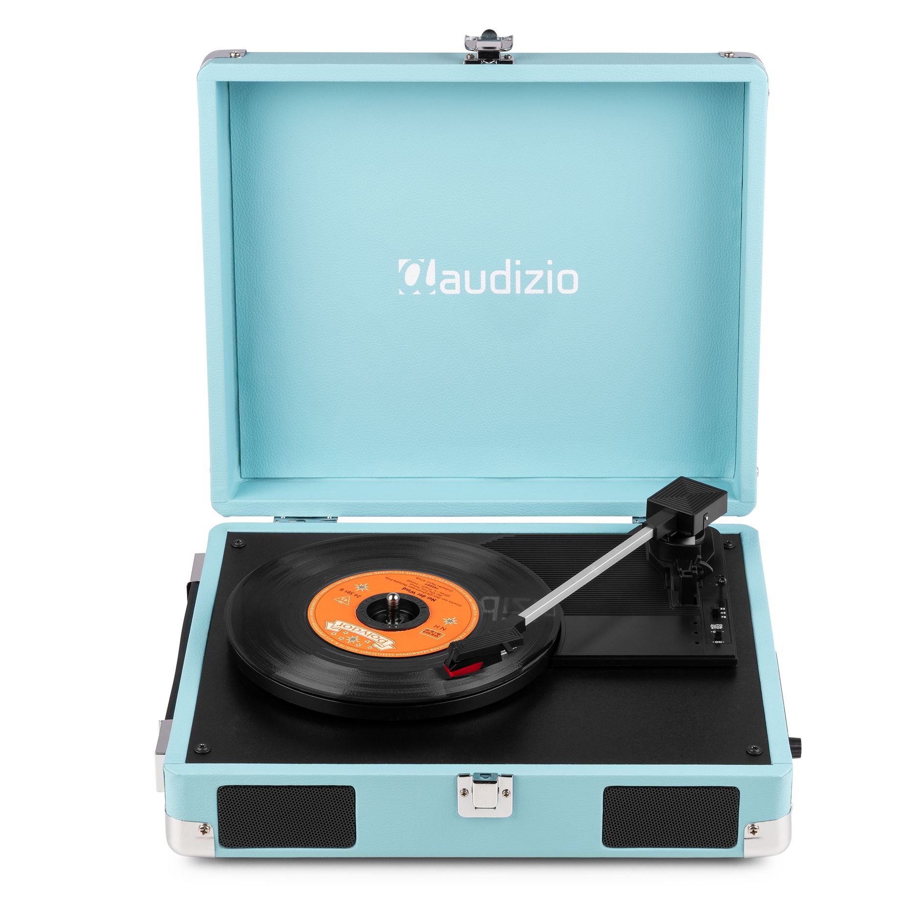 RP111BL Record Player Briefcase Blue