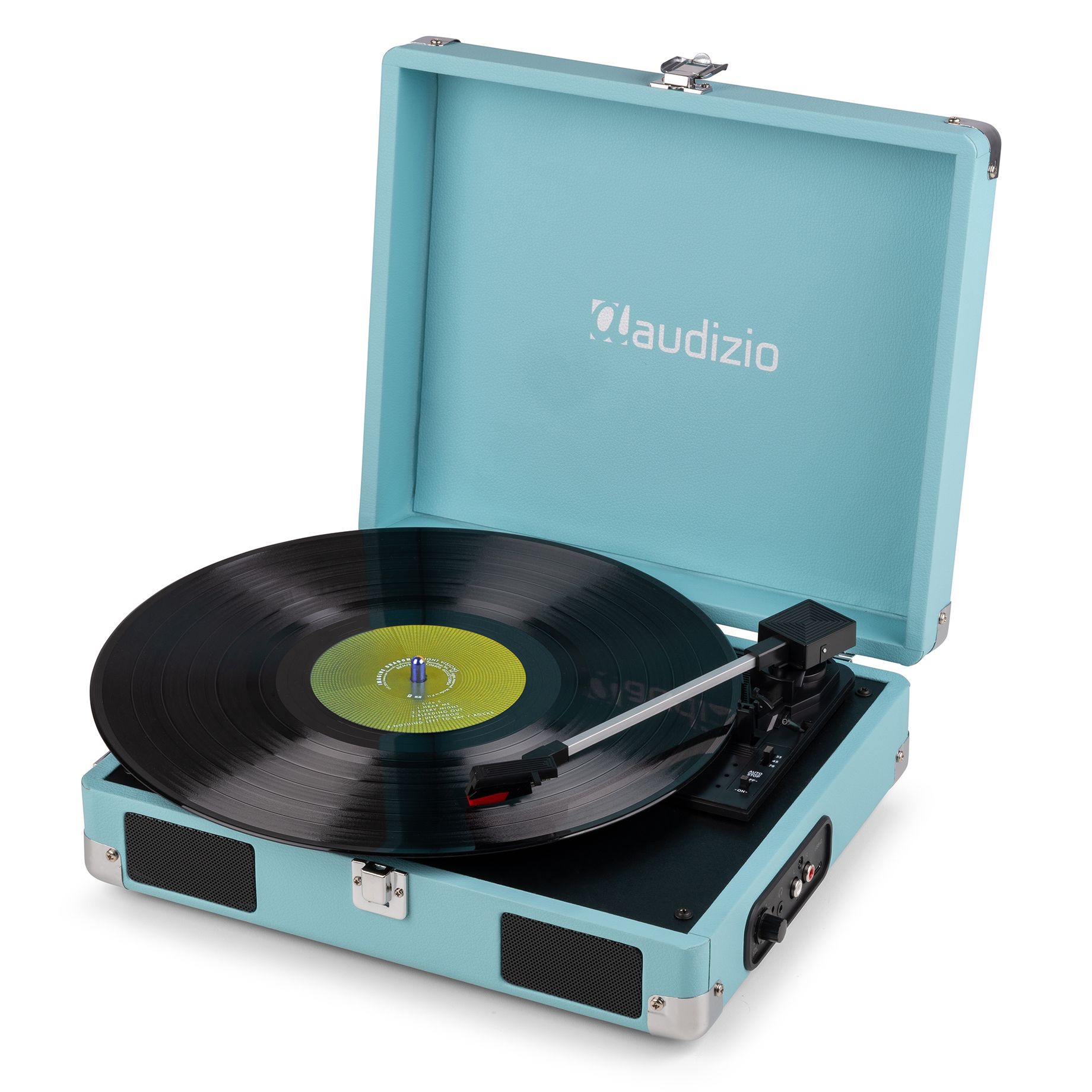 RP111BL Record Player Briefcase Blue