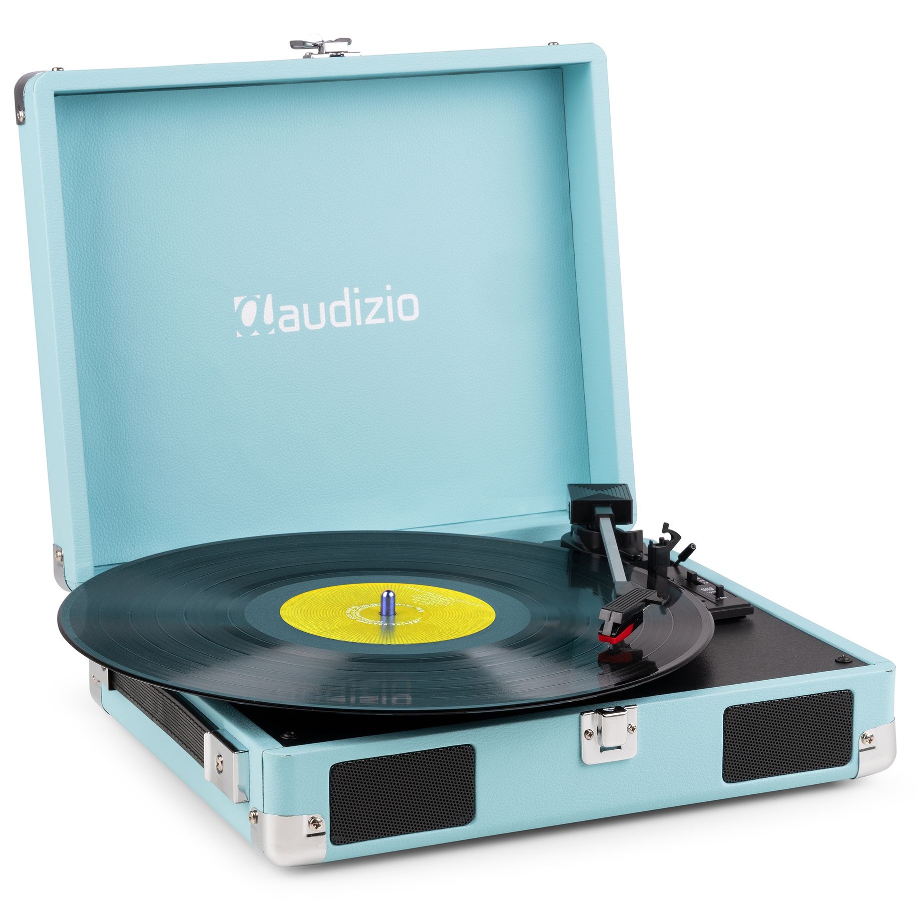 RP111BL Record Player Briefcase Blue