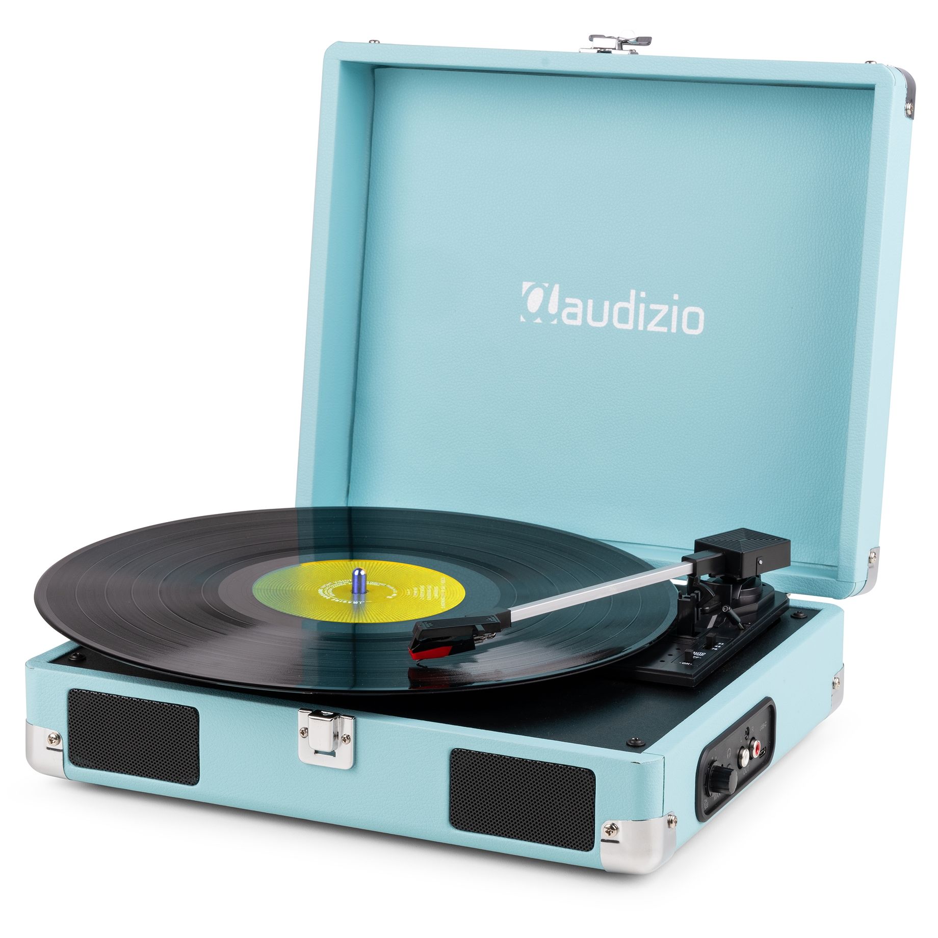 RP111BL Record Player Briefcase Blue