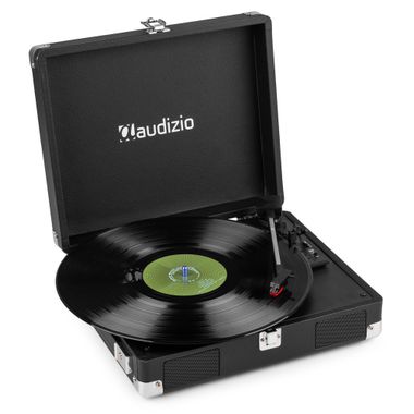 RP111BK Record Player Briefcase Black