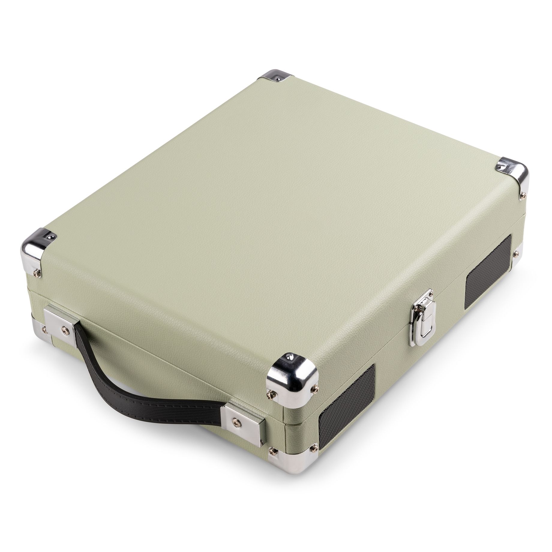 RP111G Record Player Briefcase Green