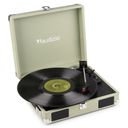 RP111G Record Player Briefcase Green