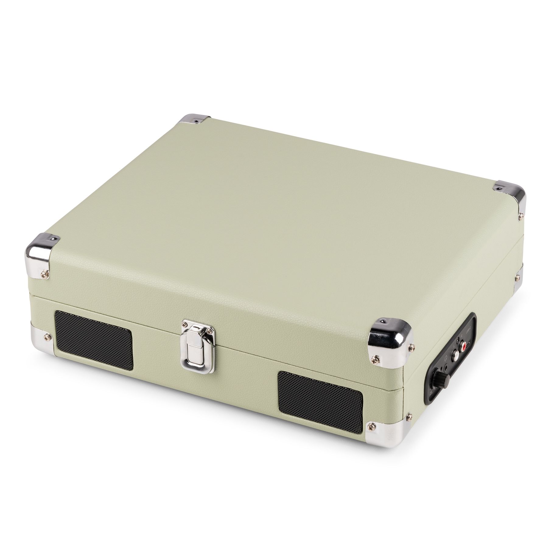 RP111G Record Player Briefcase Green