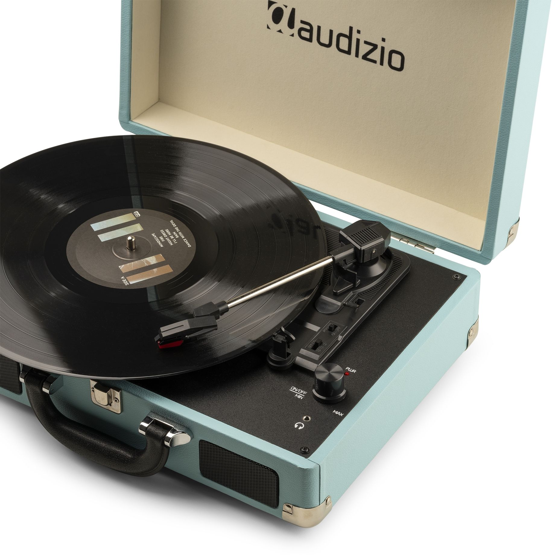 RP114BL Record Player Briefcase Blue	
