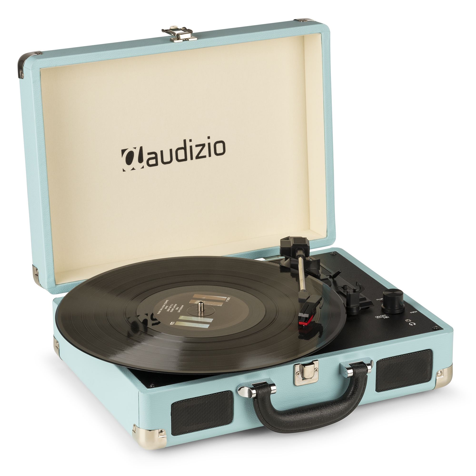 RP114BL Record Player Briefcase Blue