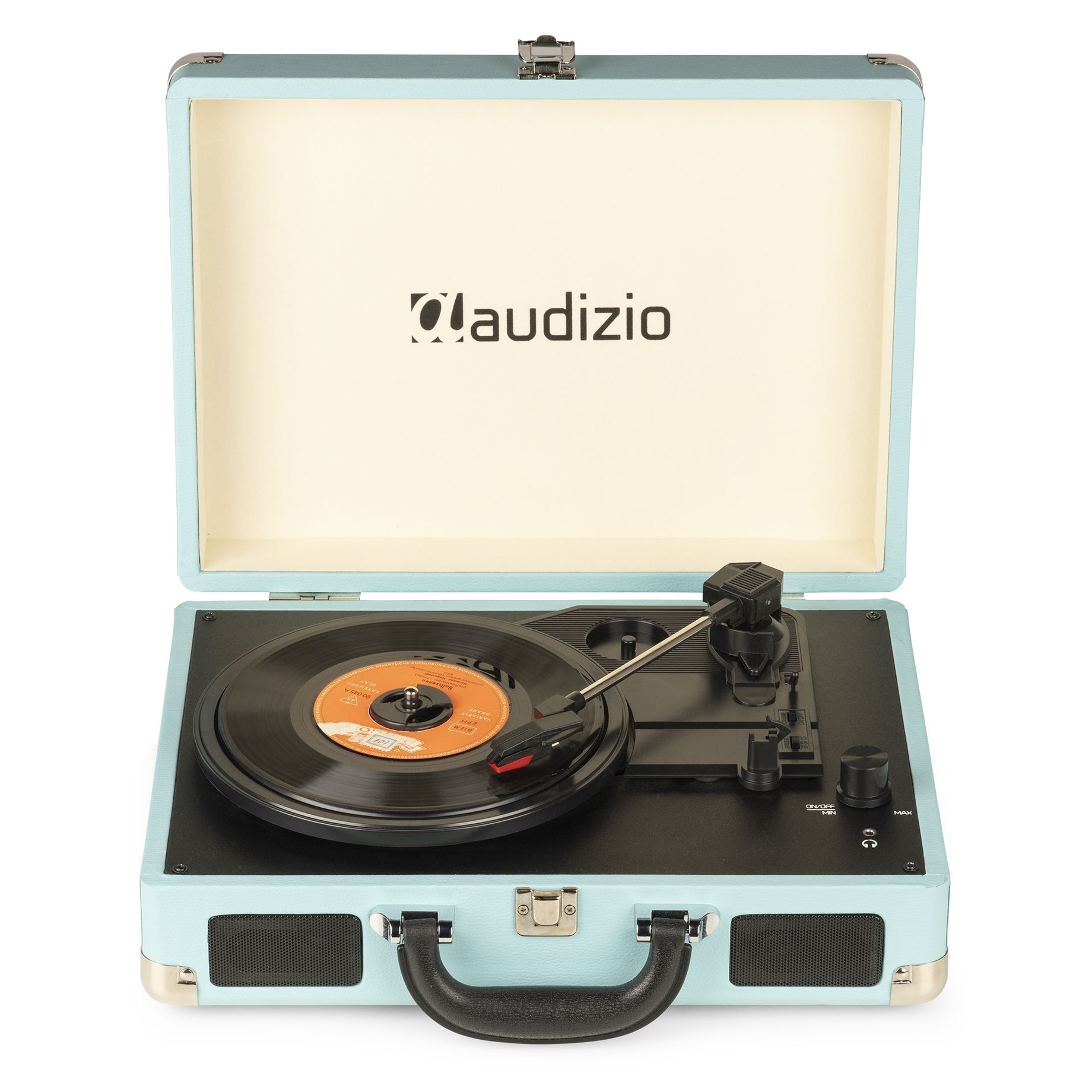 RP114BL Record Player Briefcase Blue	