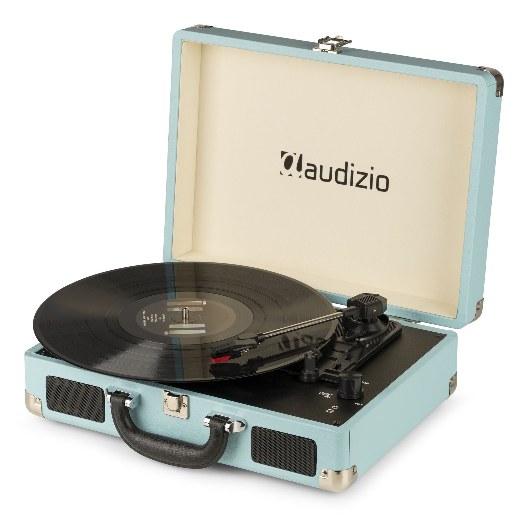 RP114BL Record Player Briefcase Blue	