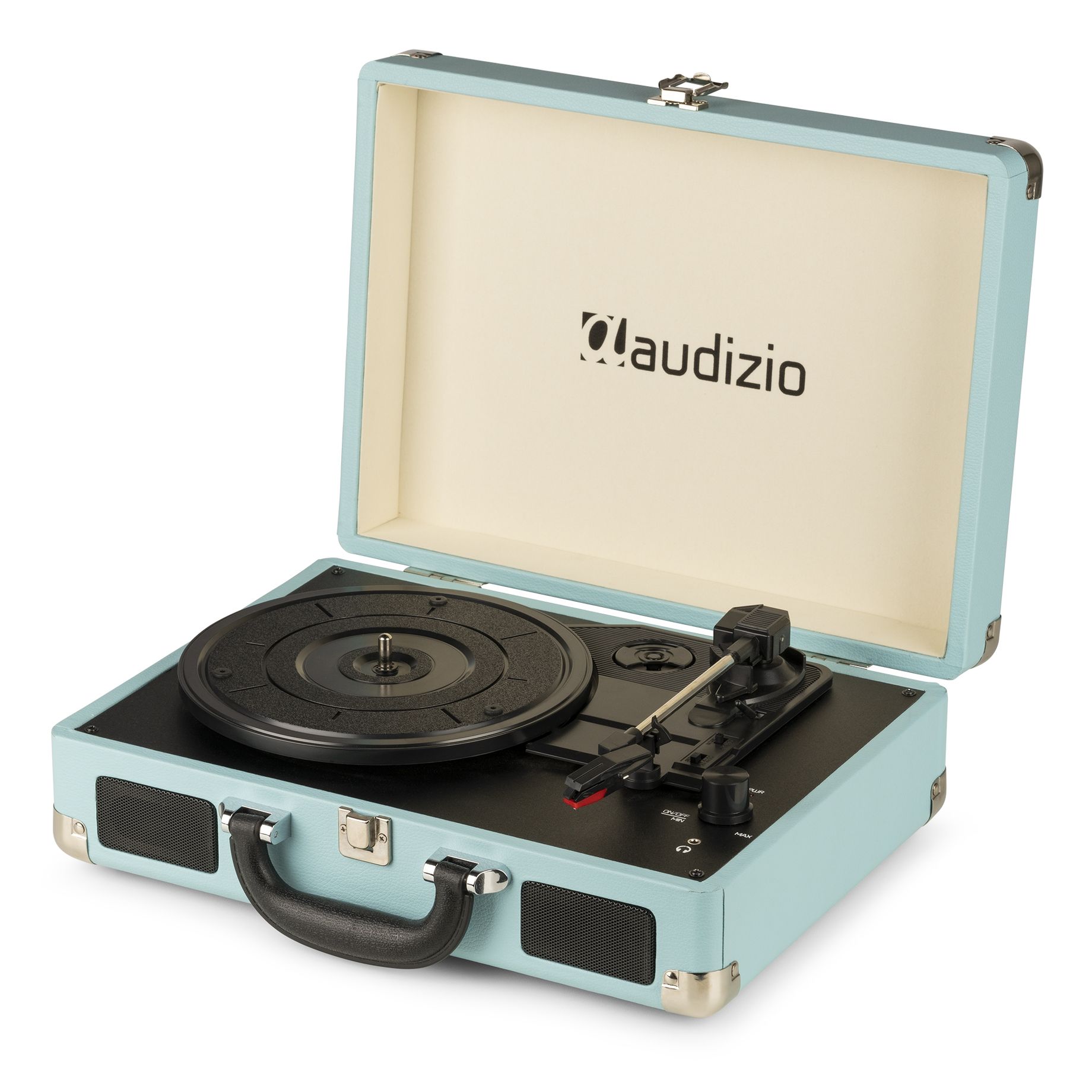 RP114BL Record Player Briefcase Blue	