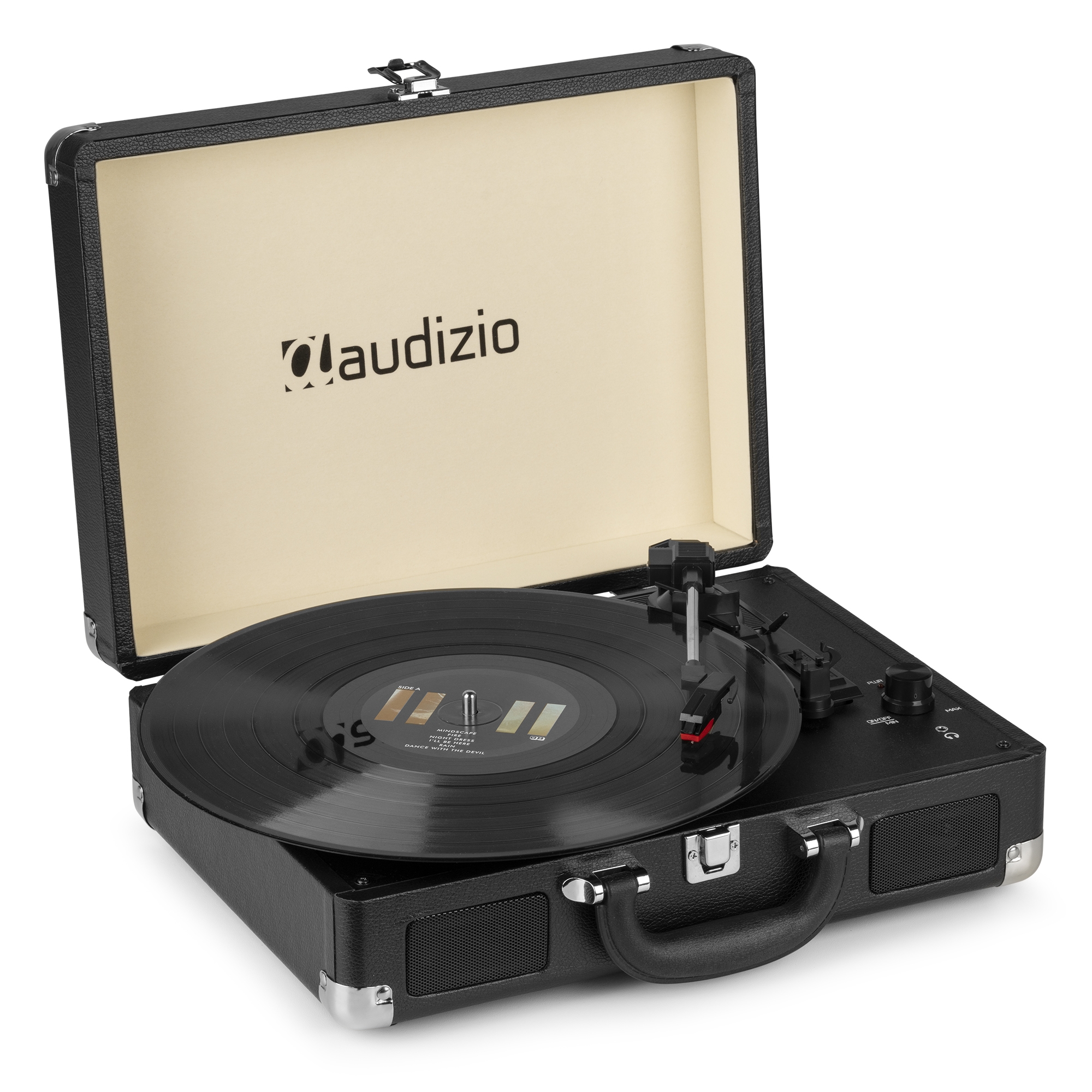 RP114BK Record Player Briefcase Black