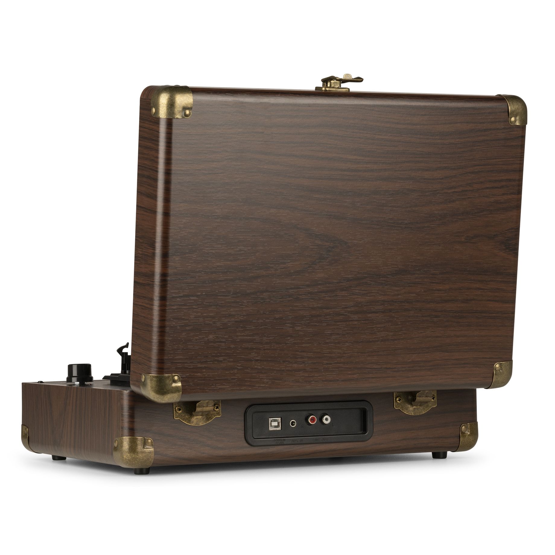 RP114W Record Player Briefcase Wood