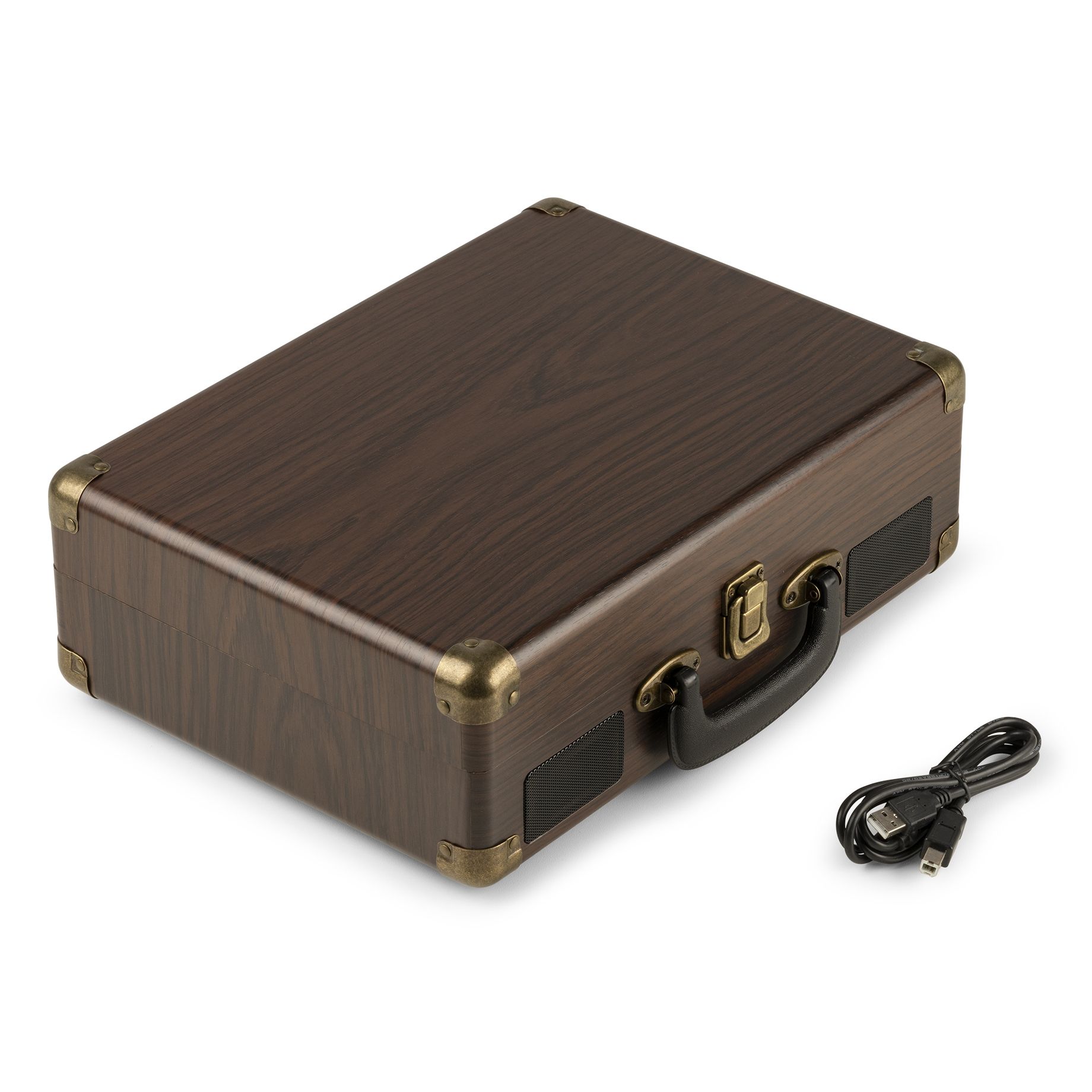 RP114W Record Player Briefcase Wood