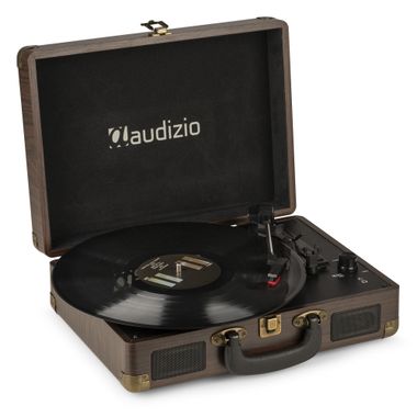 RP114W Record Player Briefcase Wood