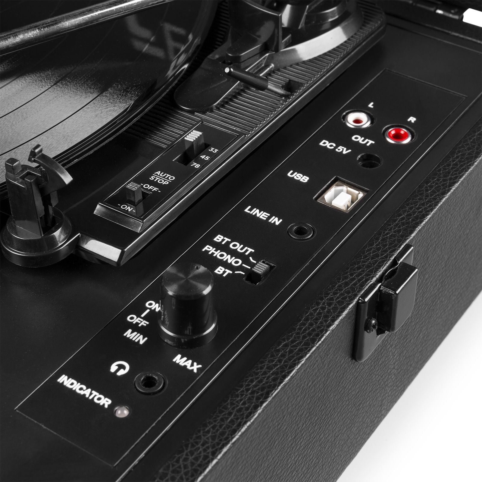 RP118B Record Player Briefcase with BT in/out