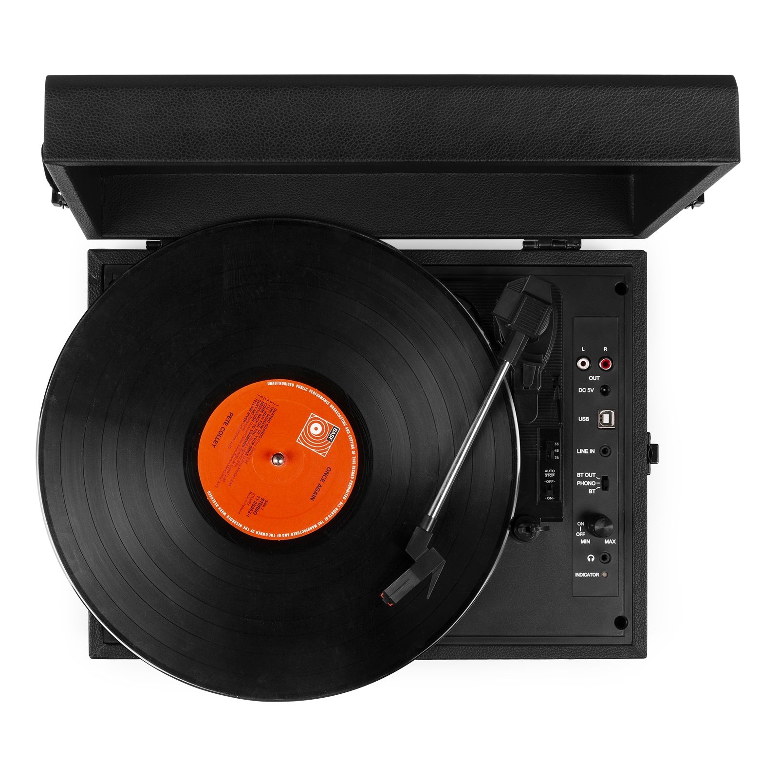RP118B Record Player Briefcase with BT in/out