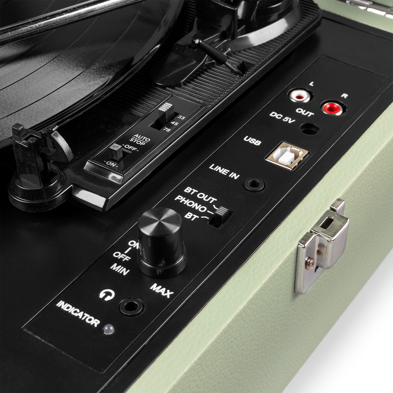 RP118C Record Player Briefcase with BT in/out