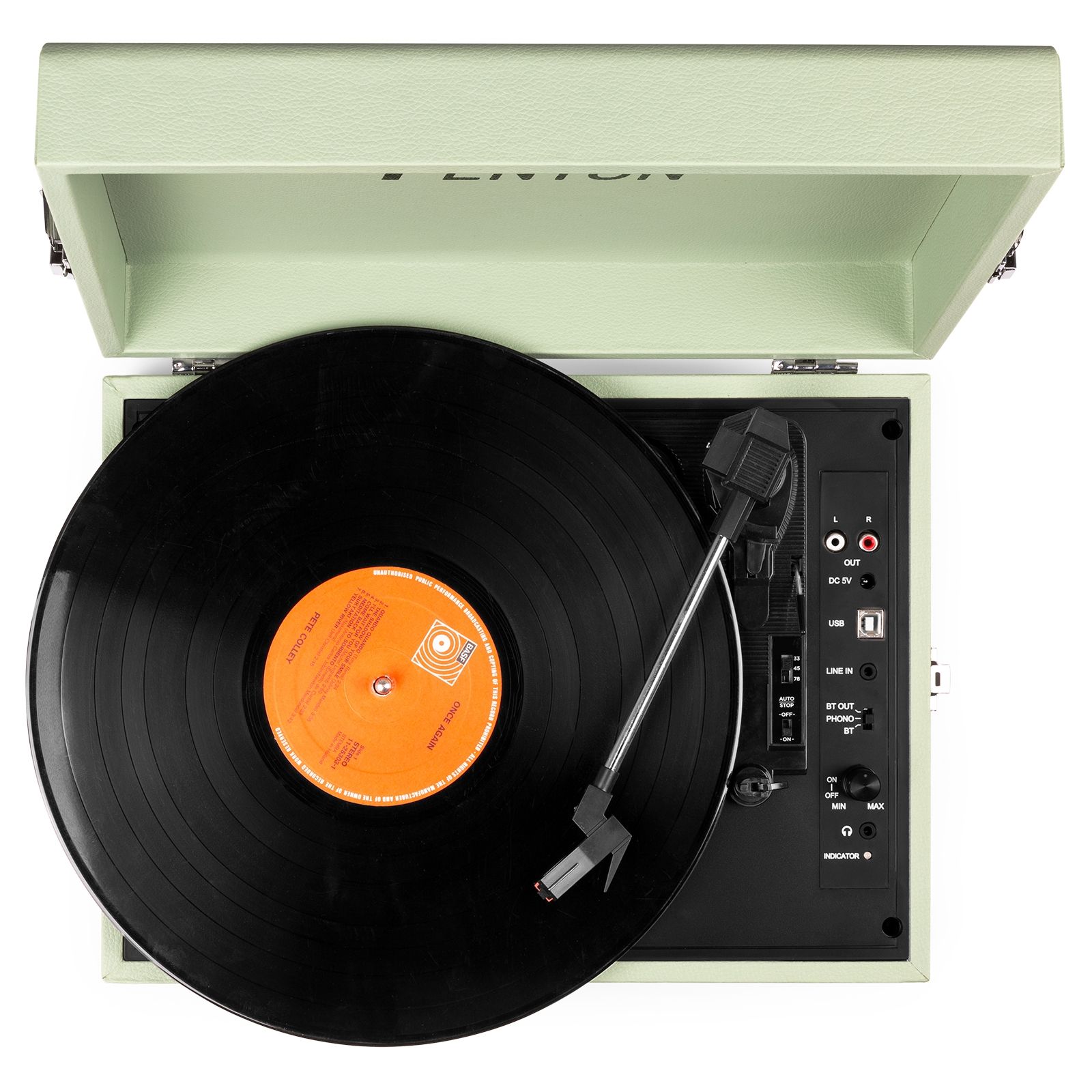 RP118C Record Player Briefcase with BT in/out