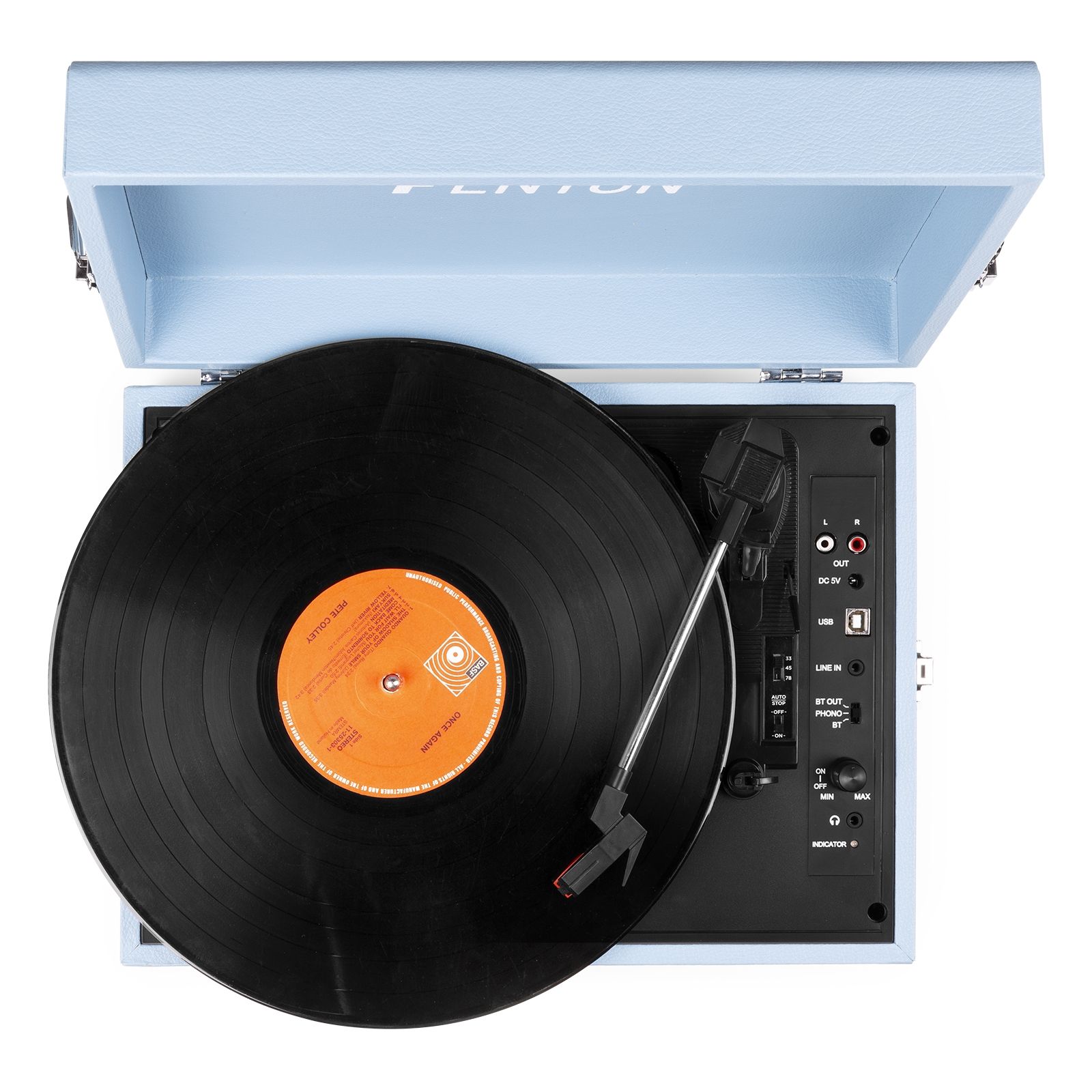 RP118E Record Player Briefcase with BT in/out