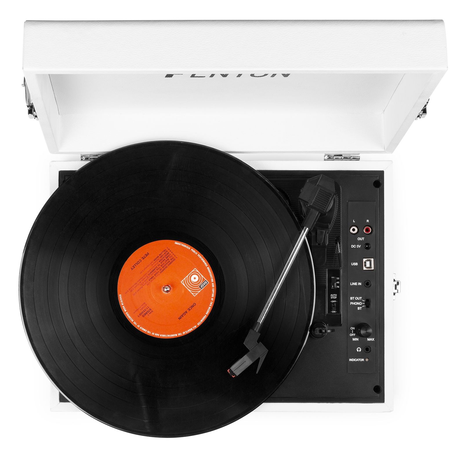 RP118F Record Player Briefcase with BT in/out