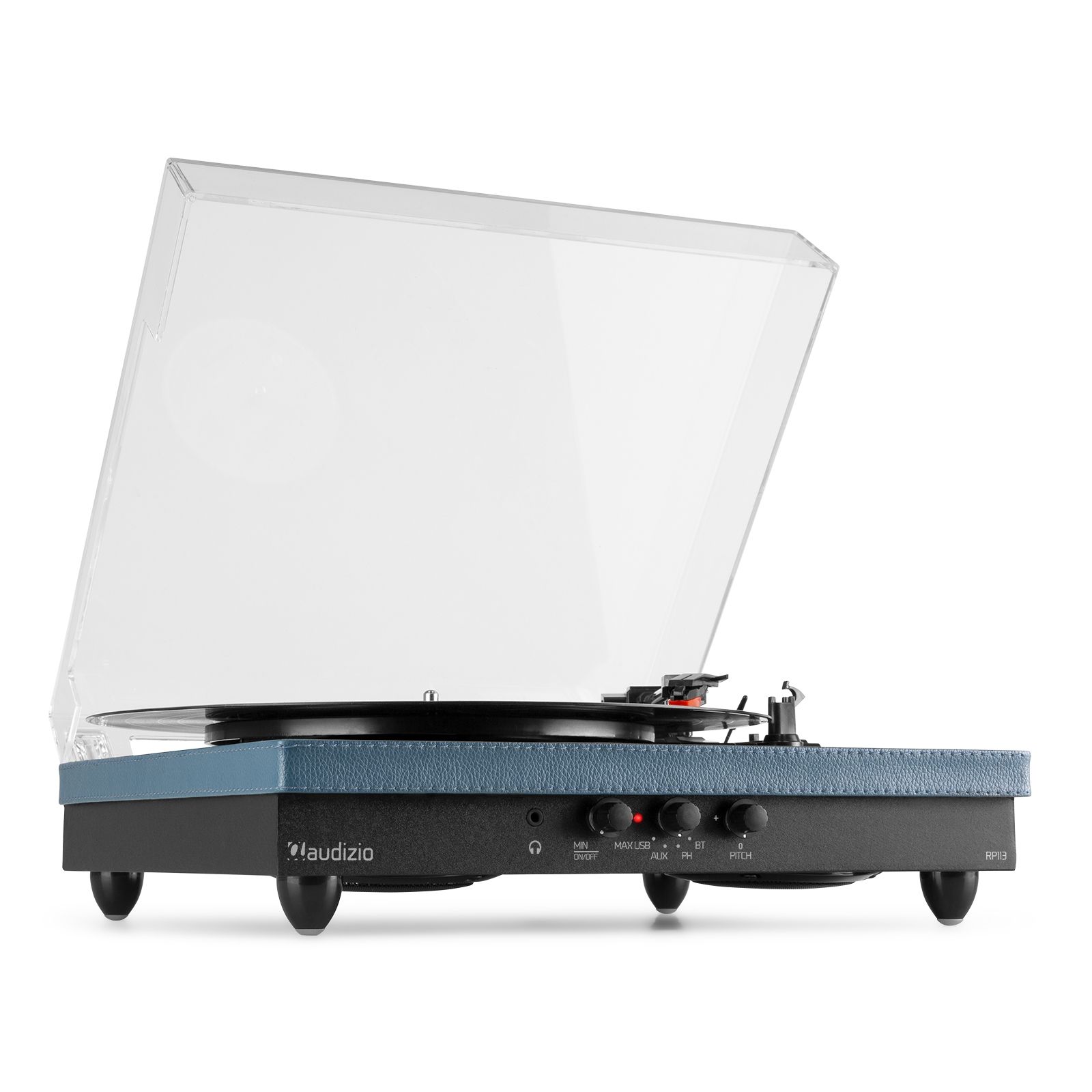 RP113D Record Player with BT in/out Dark Blue