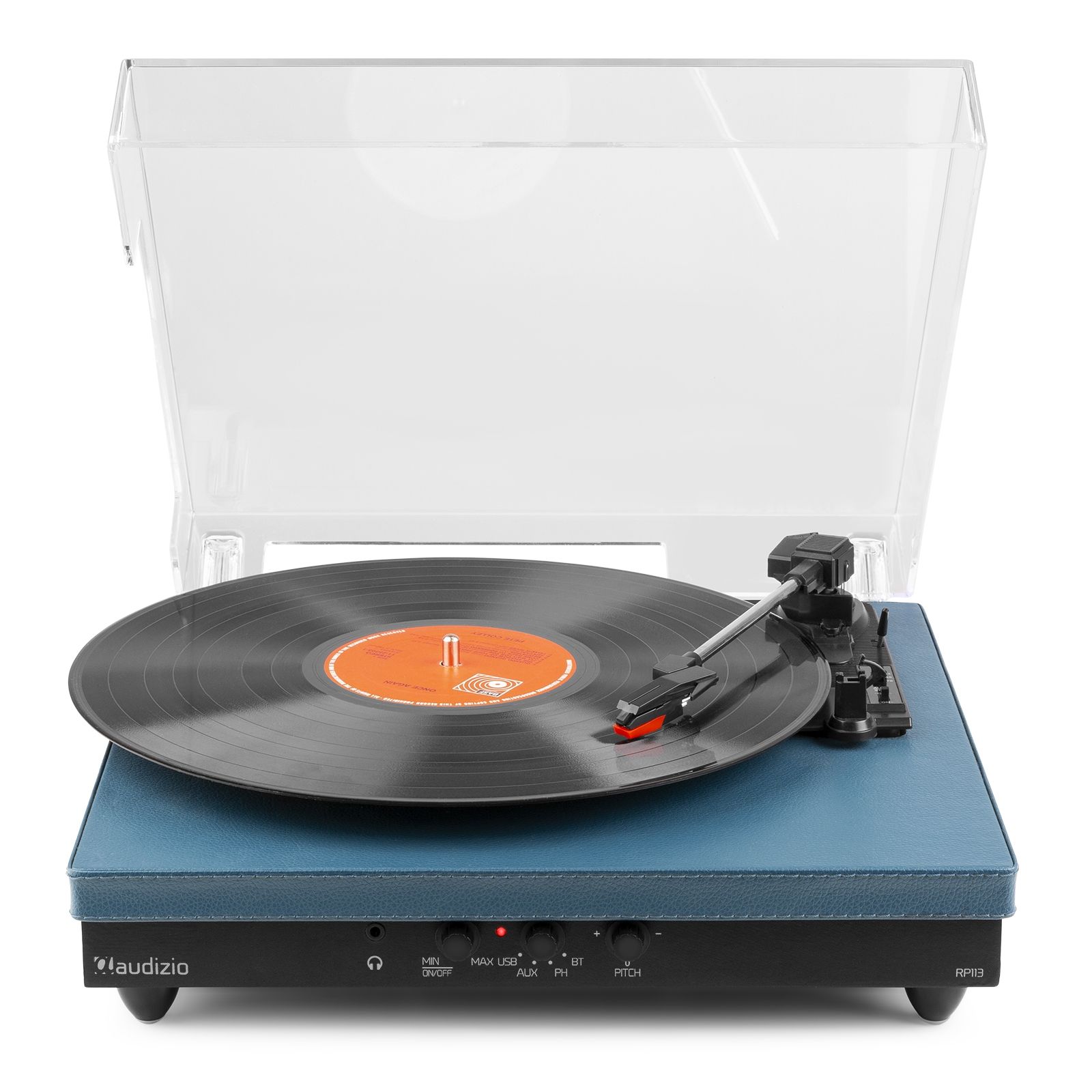RP113D Record Player with BT in/out Dark Blue