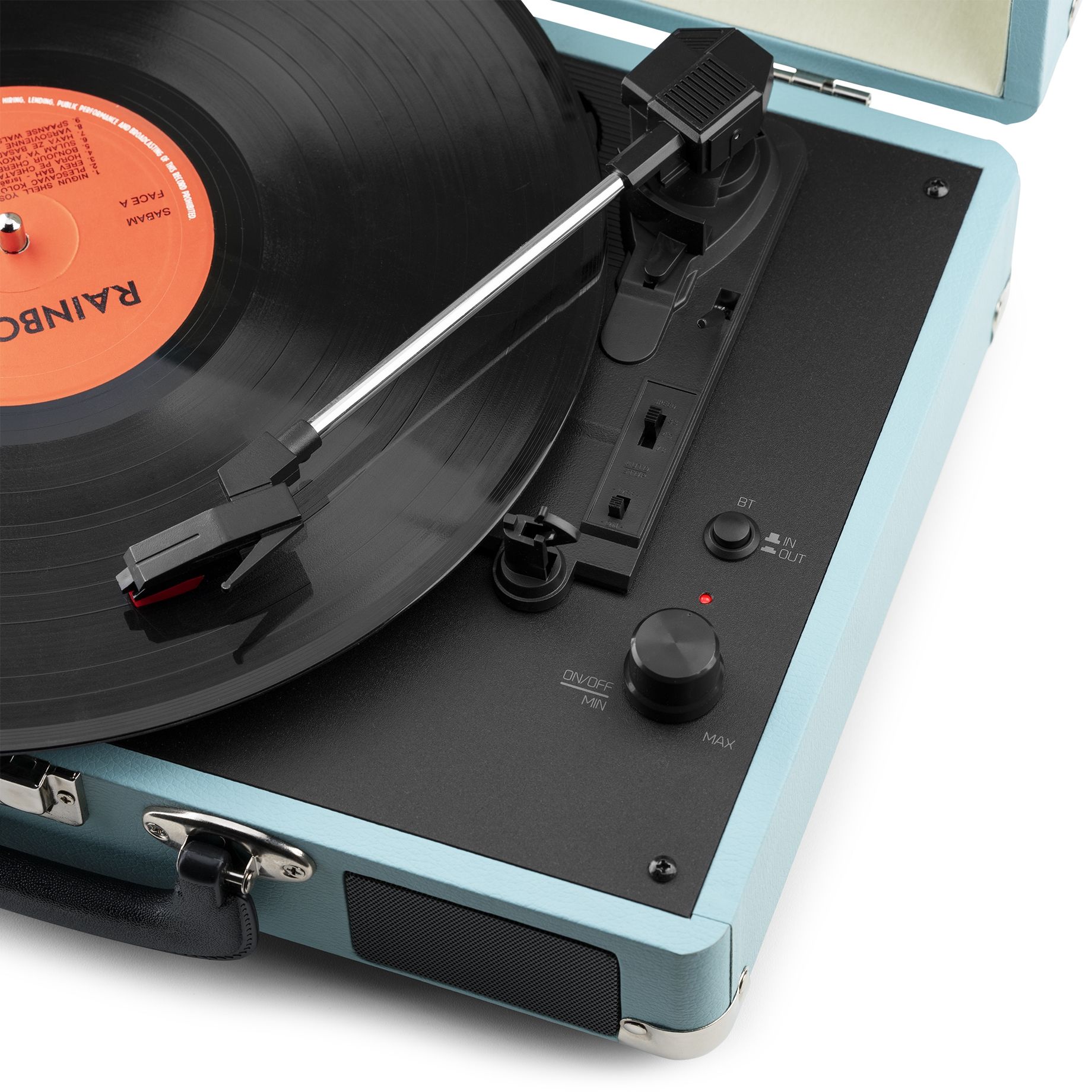 RP116BL Record Player Briefcase with BT In/Out
