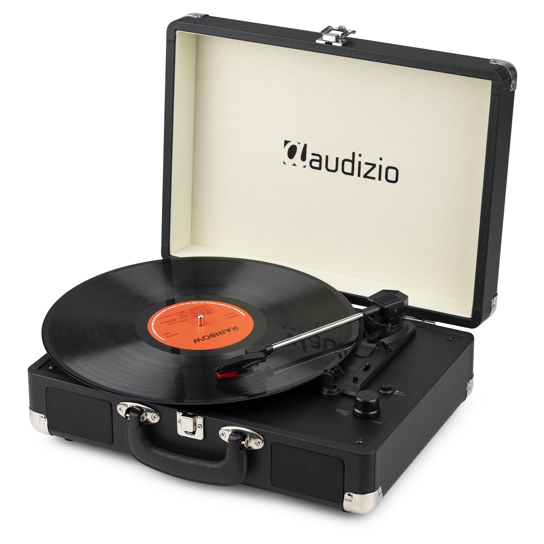 RP116BK Record Player Briefcase with BT In/Out