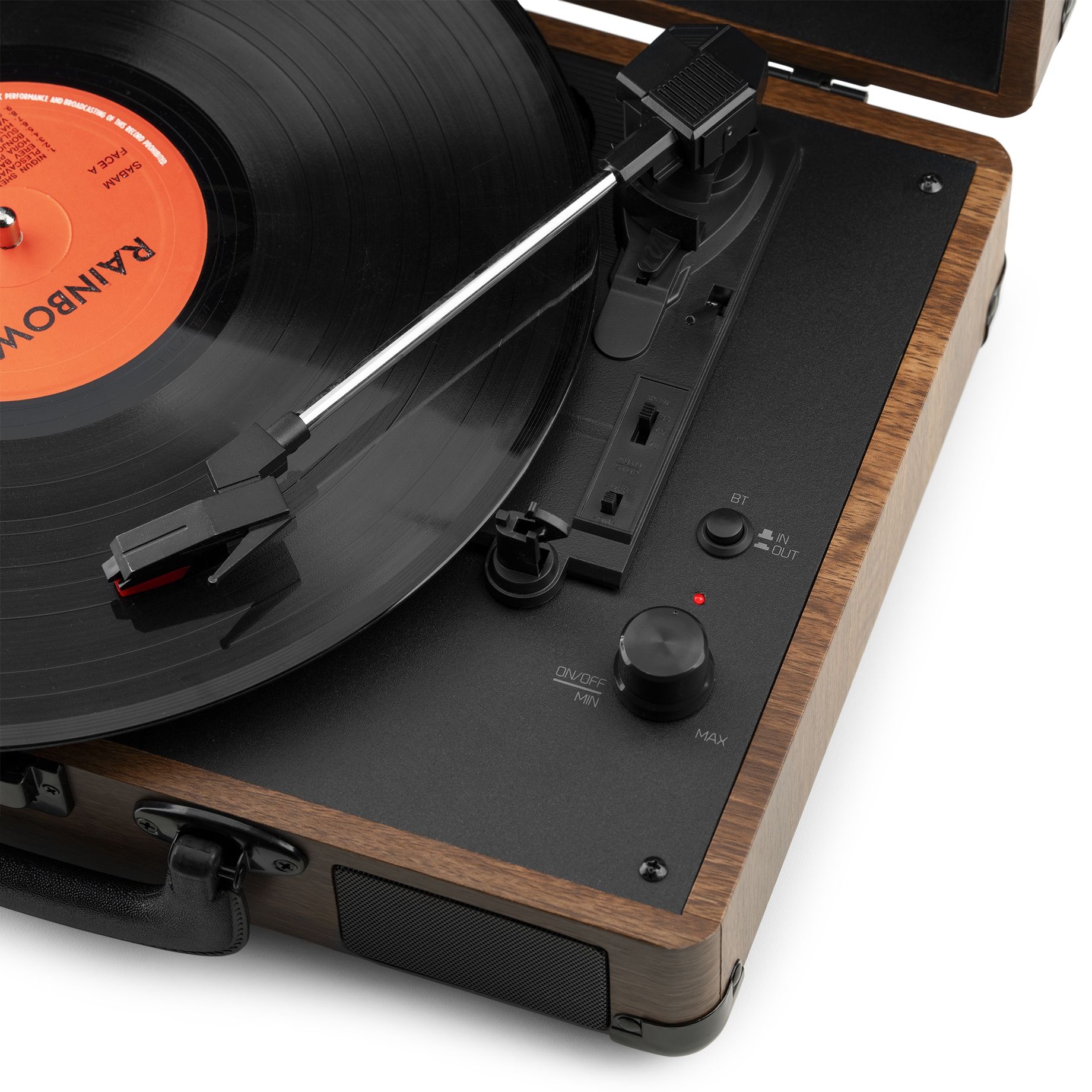 RP116W Record Player Briefcase with BT In/Out