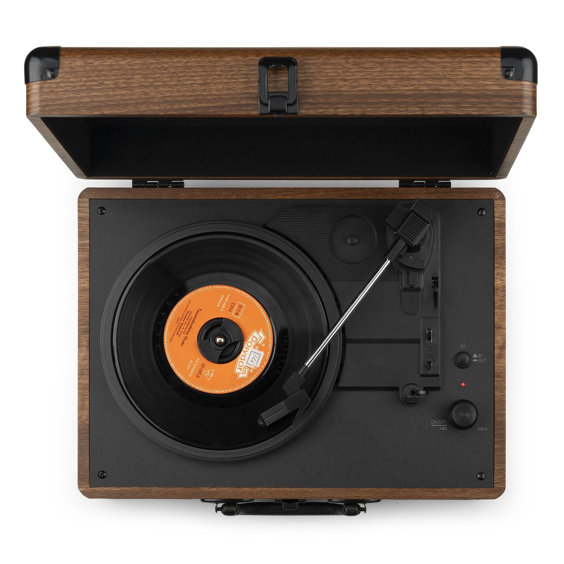 RP116W Record Player Briefcase with BT In/Out