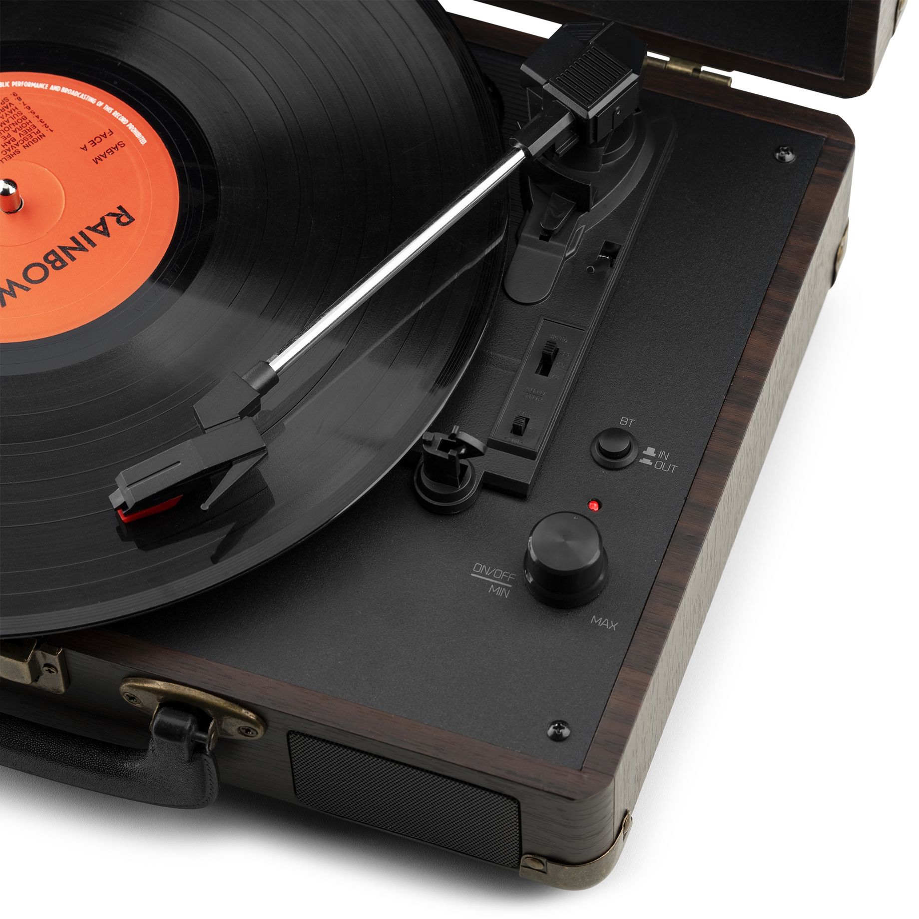 RP116DW Record Player Briefcase with BT In/Out