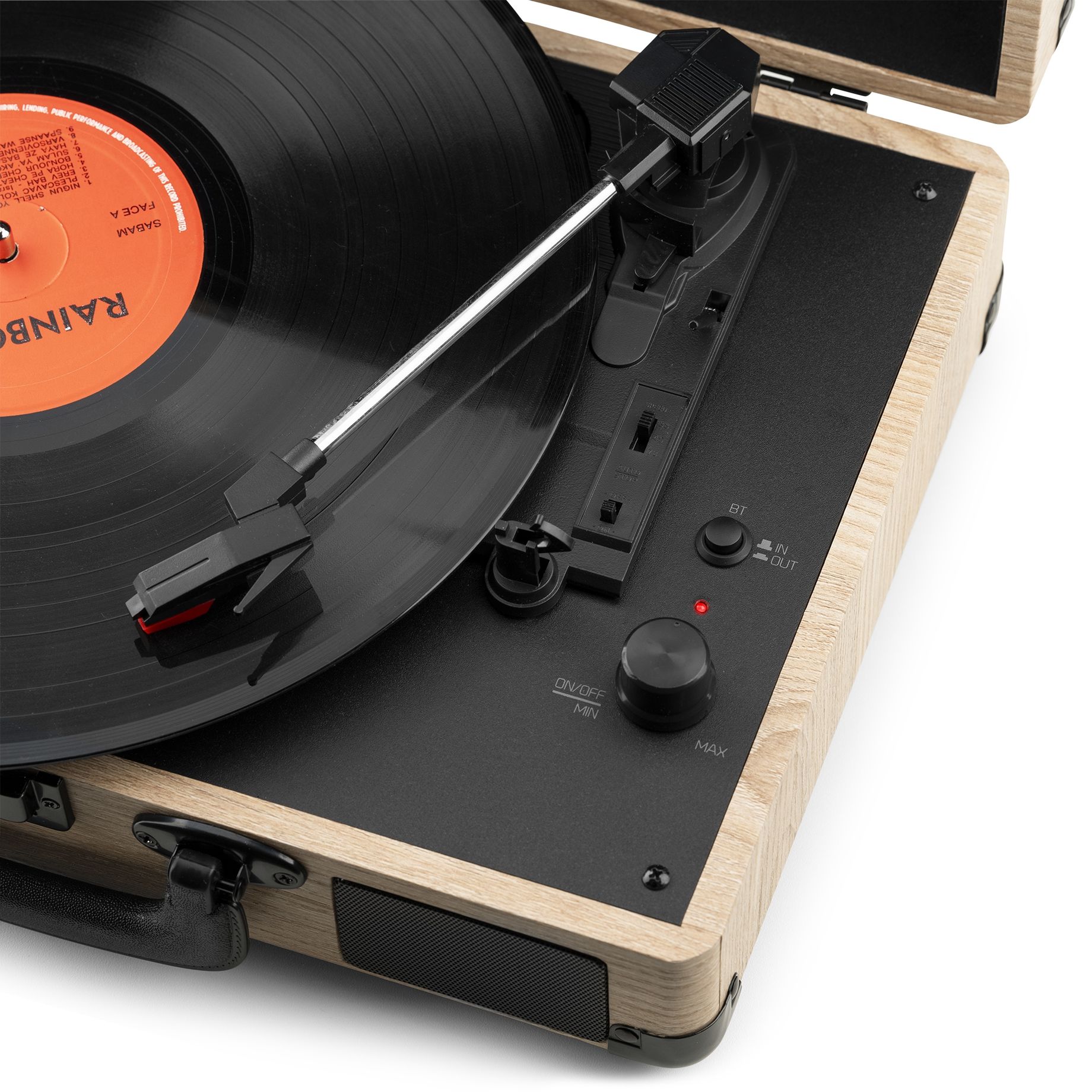 RP116LW Record Player Briefcase with BT In/Out