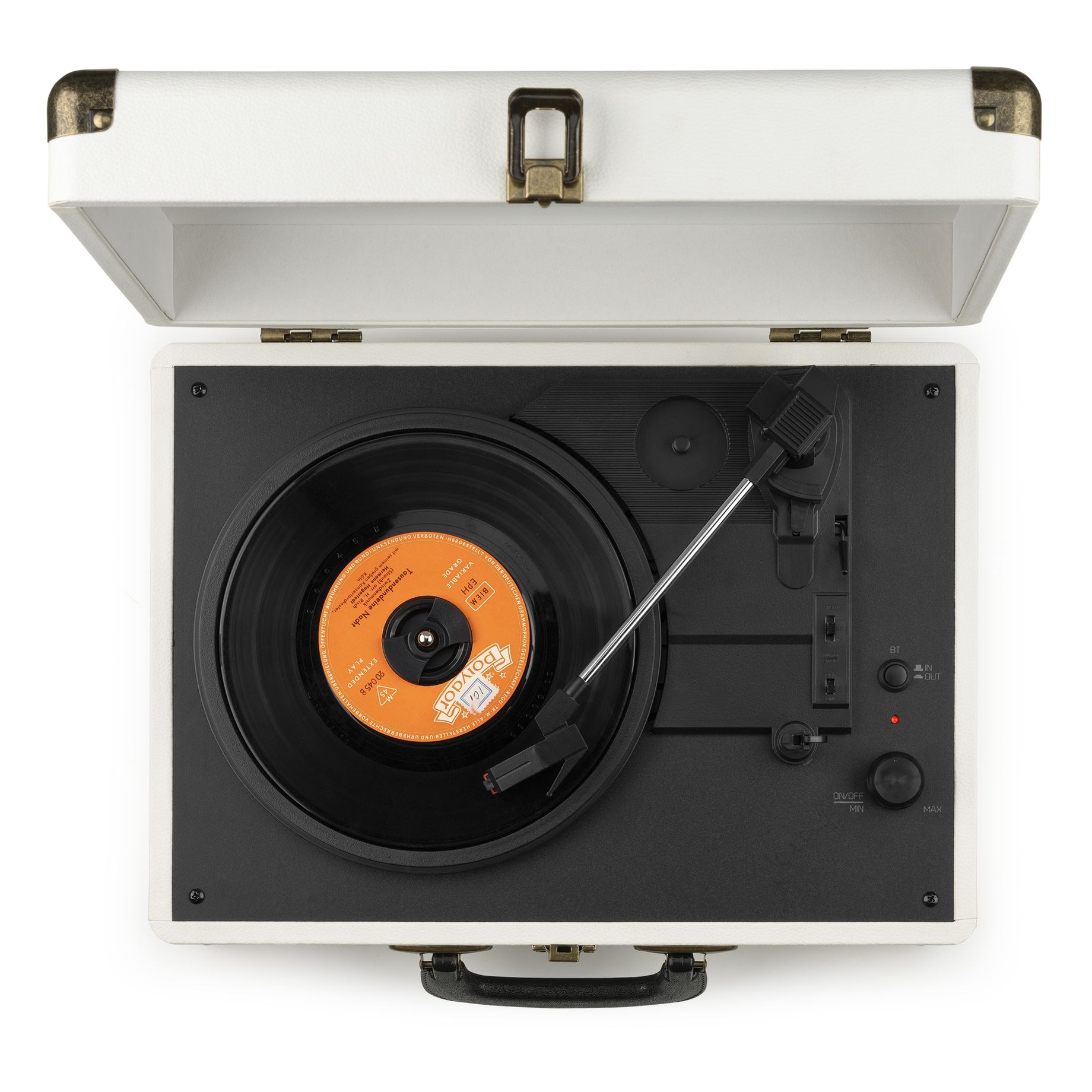 RP116CR Record Player Briefcase with BT In/Out