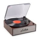 Reno Record Player Retro Wood